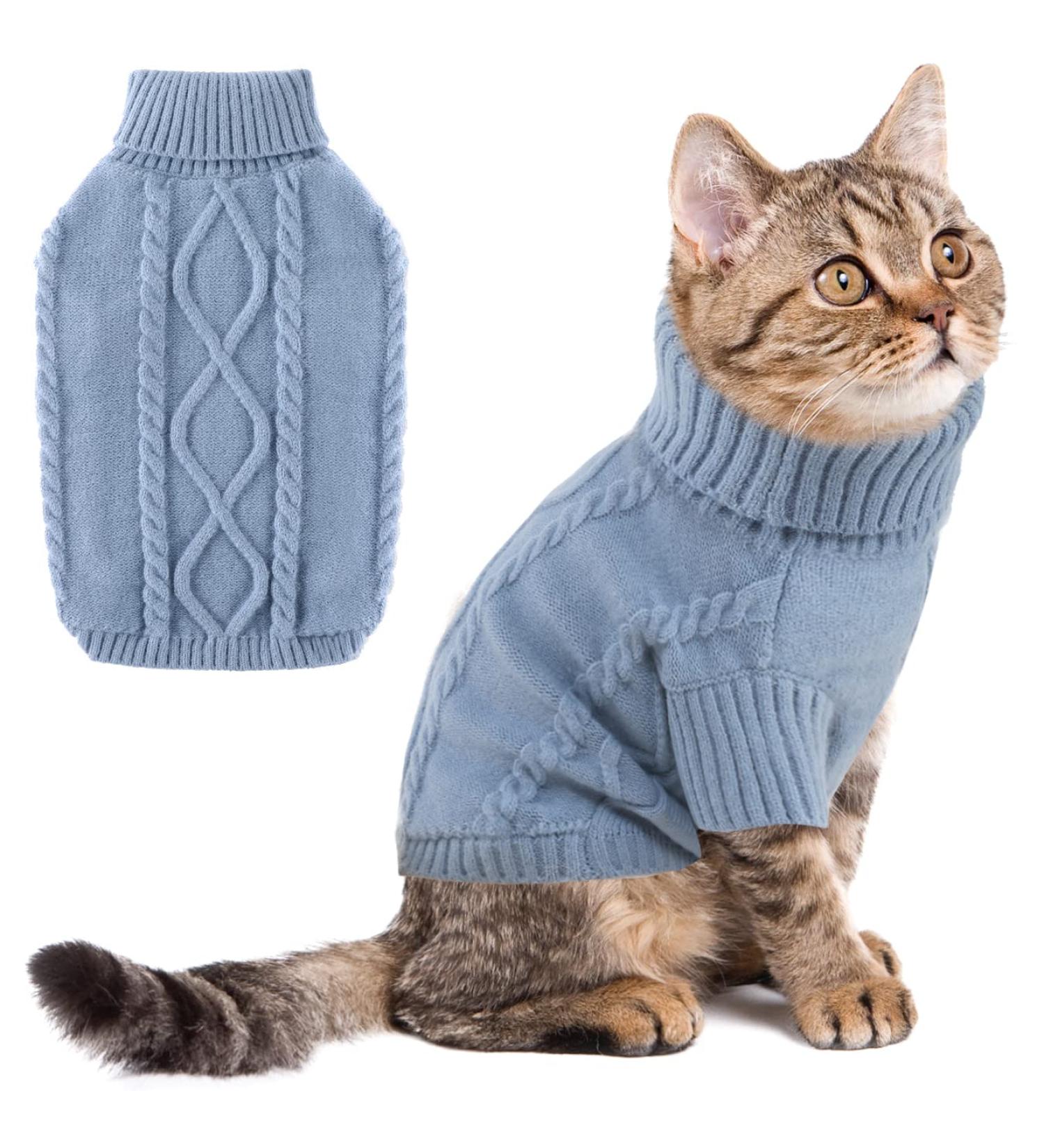Warm Wool Pet Sweater for Small & Medium Dogs | Stylish Knitted Dog Coats & Vests - Winter Clothing for Chihuahuas Bulldogs & More - Buy Online on GoSupps.com