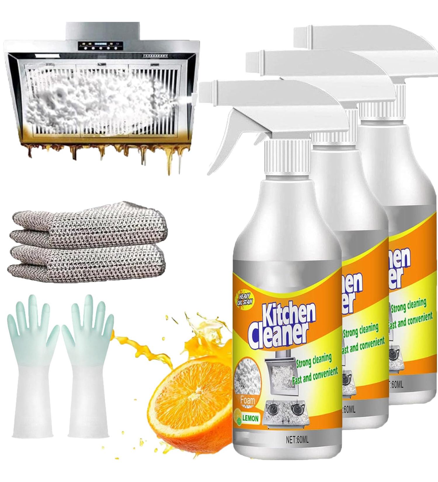 Jue-Fish Kitchen Foam Cleaner | Sciasi Multi-Purpose Foam Spray | All-Purpose Pots & Pans Cleaner - International Shipping Available - Buy Online on GoSupps.com