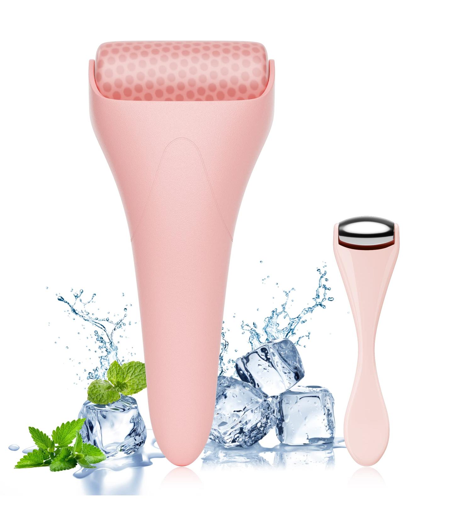 Sigtrenx Pink Ice Roller 2 PCS - Facial & Eye Puffiness Relief Tool - Buy Online on GoSupps.com