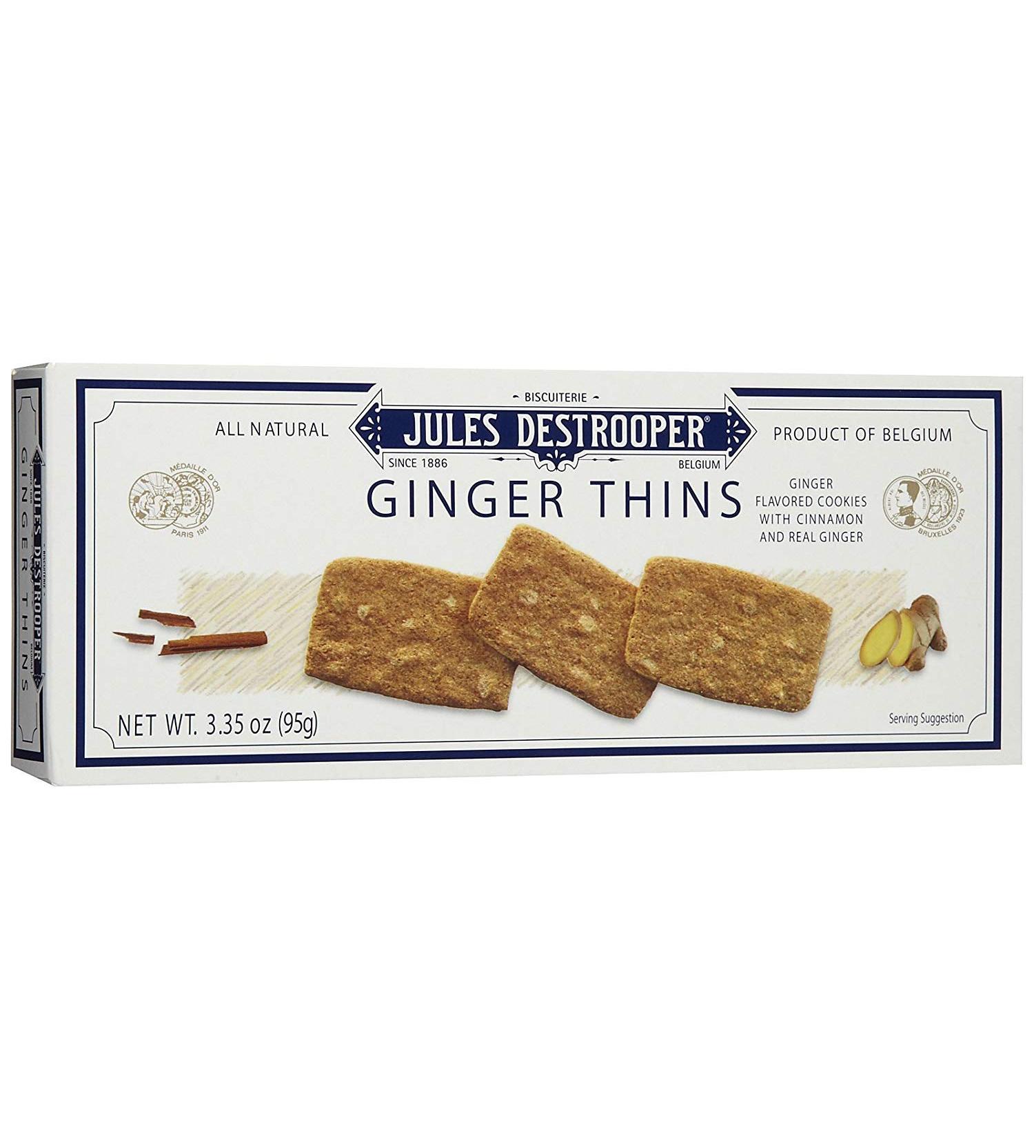 Jules Destrooper Ginger Thins, 3.35 oz