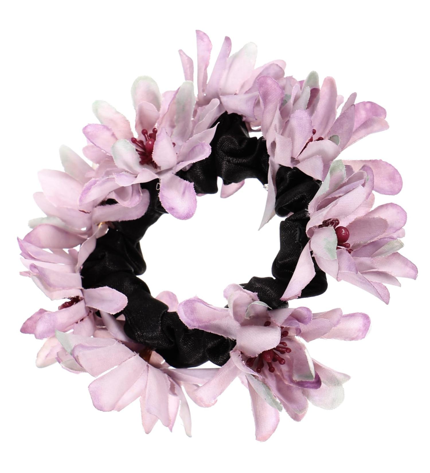 minkissy Artificial Flower Women's Hair Tie Elastic Hair Ties Rope Hair Ring Hair Scrunchies Colored Hair Ties Scrunchy Hair Bands Hair Rope Head Modeling Bridesmaid Fabric Ponytail - Buy Online on GoSupps.com