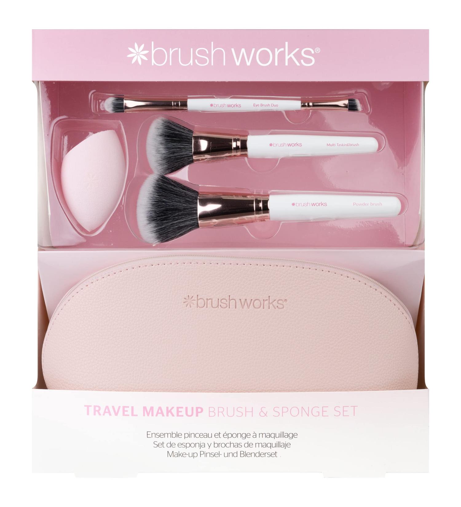 Brushworks Travel Makeup Brush & Sponge Set - Buy Online on GoSupps.com