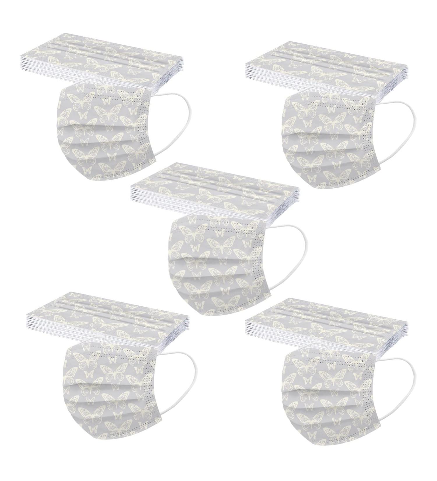 10/50 Pcs Children's Disposable Mask Cartoon Cartoon Print Mouth Scarf With Melt Blown Face_Mask Kids Mouth Nose Protection 50pcs-d Kids - Buy Online on GoSupps.com