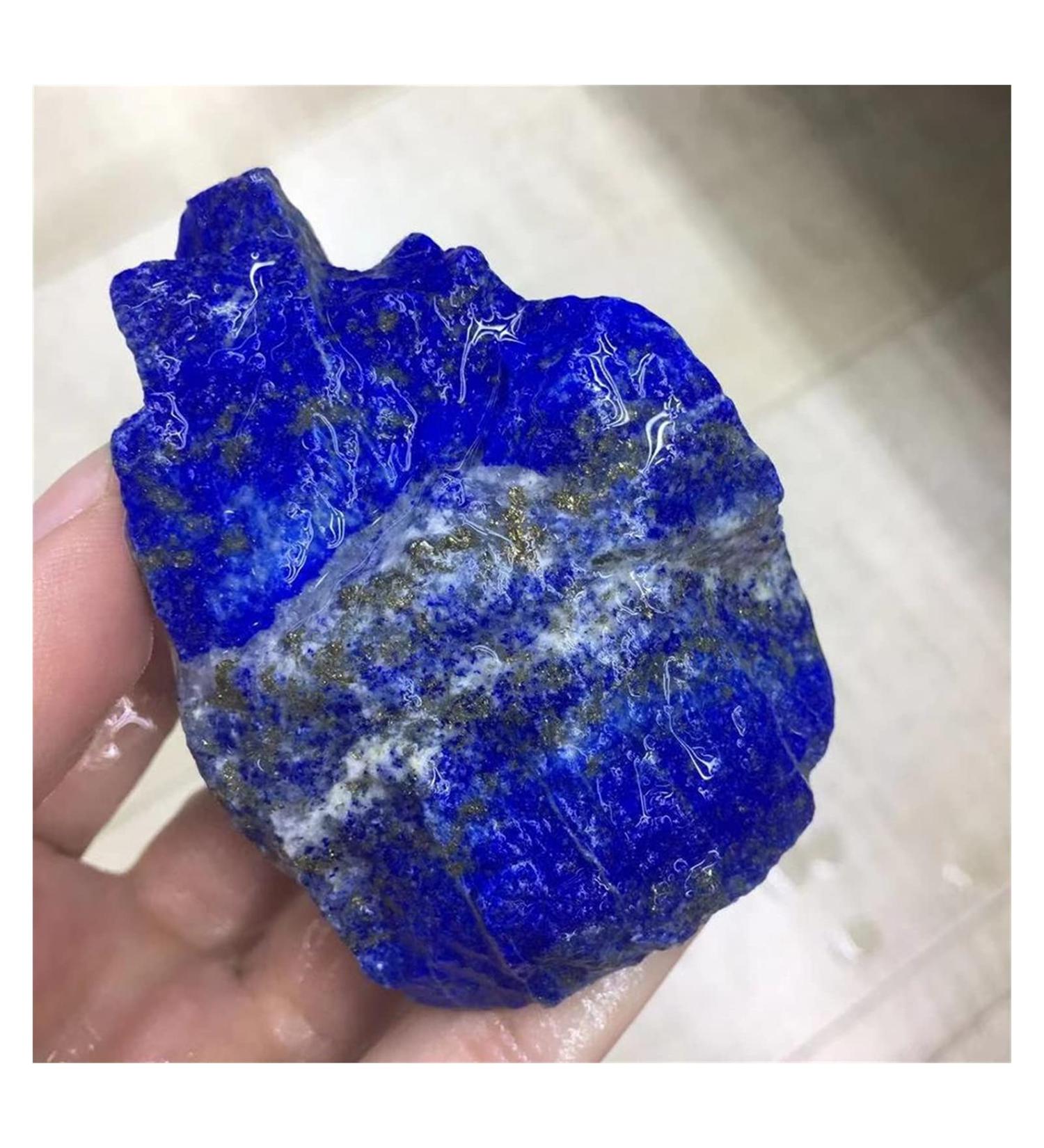 Natural Raw Lapis Lazuli Quartz Crystal Rough Stone Rock Gemstone Natural Stones and Minerals for Jewelry Making Full of Texture - Buy Online on GoSupps.com