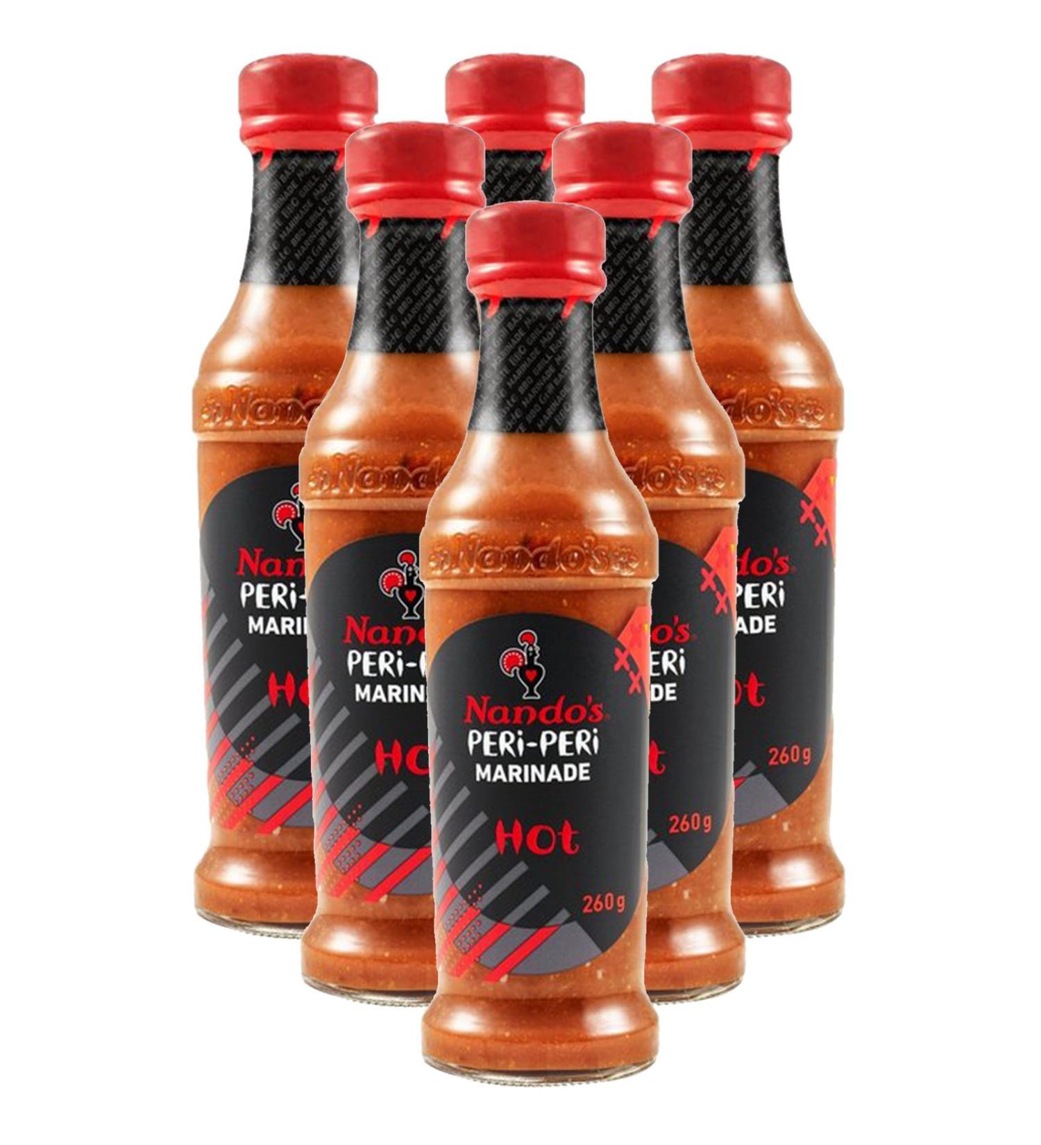  Nando's Nando's Marinade for Peri-Peri Hot Chicken 260g (Pack of 6 x 260g) - Buy Online on GoSupps.com