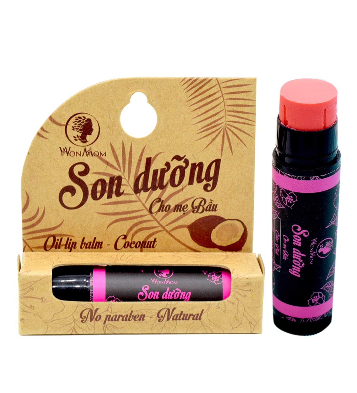 Organic Cordyceps Lip Balm - Pink Orange Red | Moisturizing & Natural | International Shipping - Buy Online on GoSupps.com