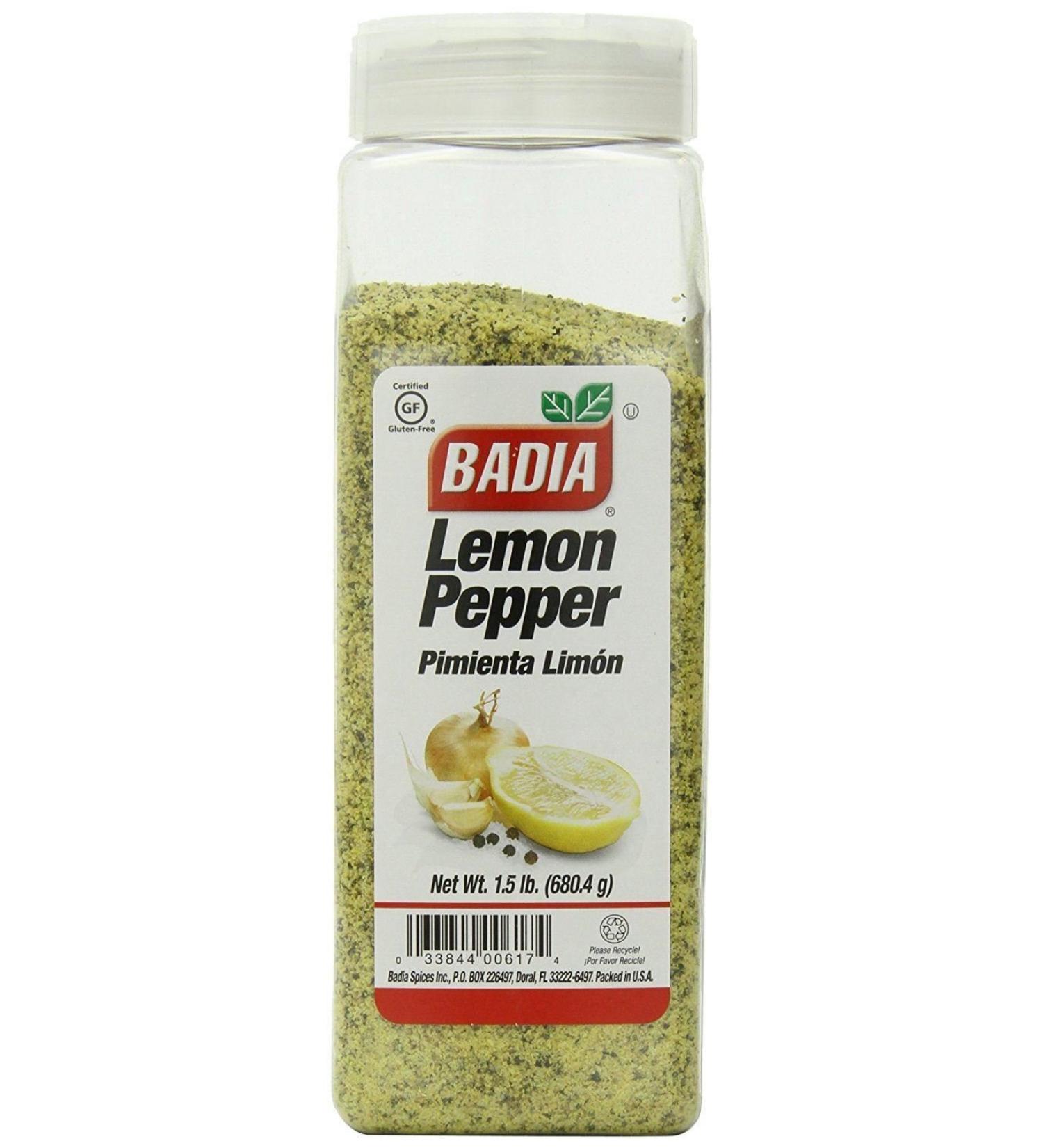 Badia - Lemon Pepper (680 g 2 units) - Buy Online on GoSupps.com