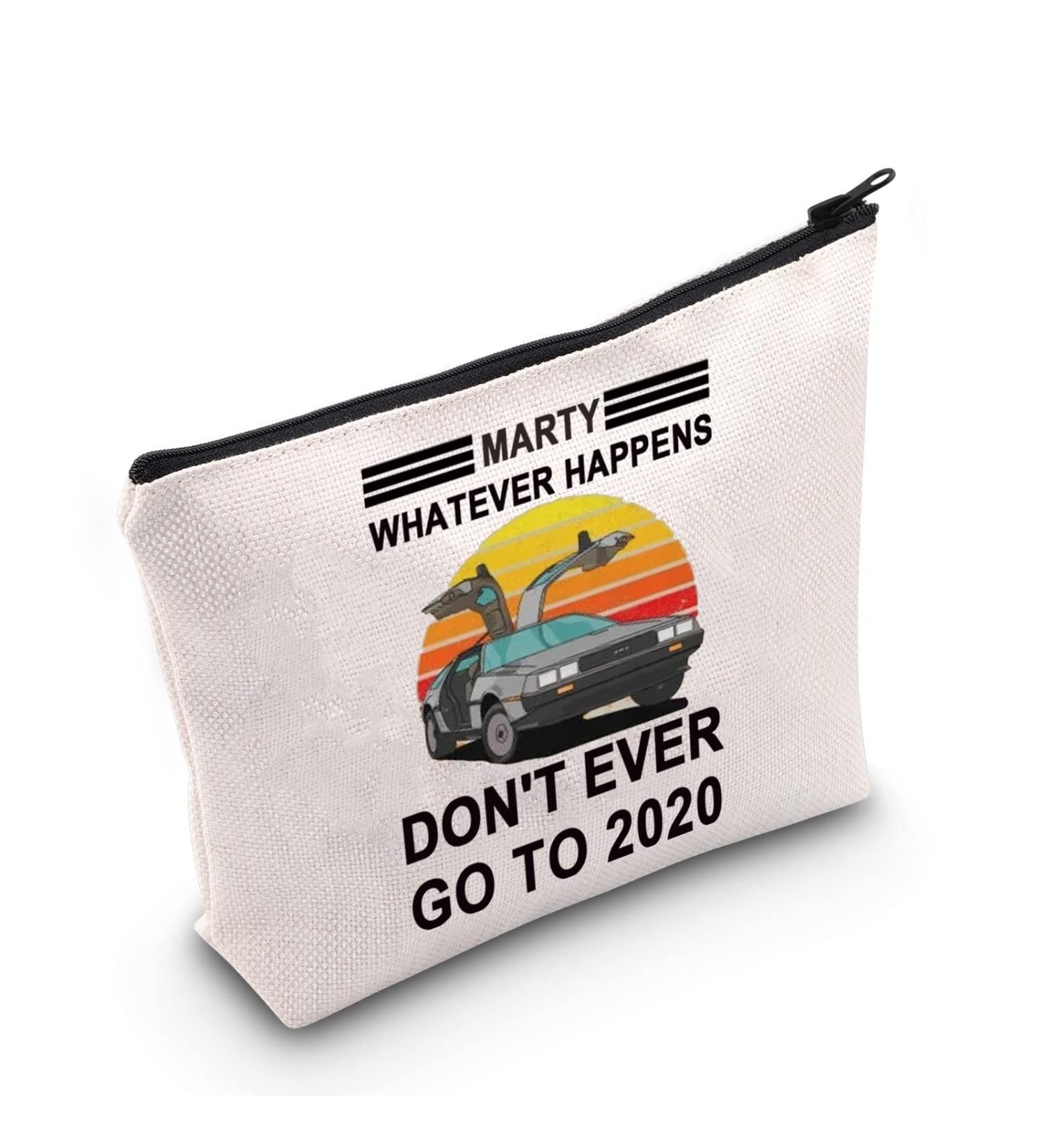 Levlo Marty Car Cosmetic Bag | Vintage Retro Gift for Friends & Family | Unique Makeup Zipper Bag - Buy Online on GoSupps.com