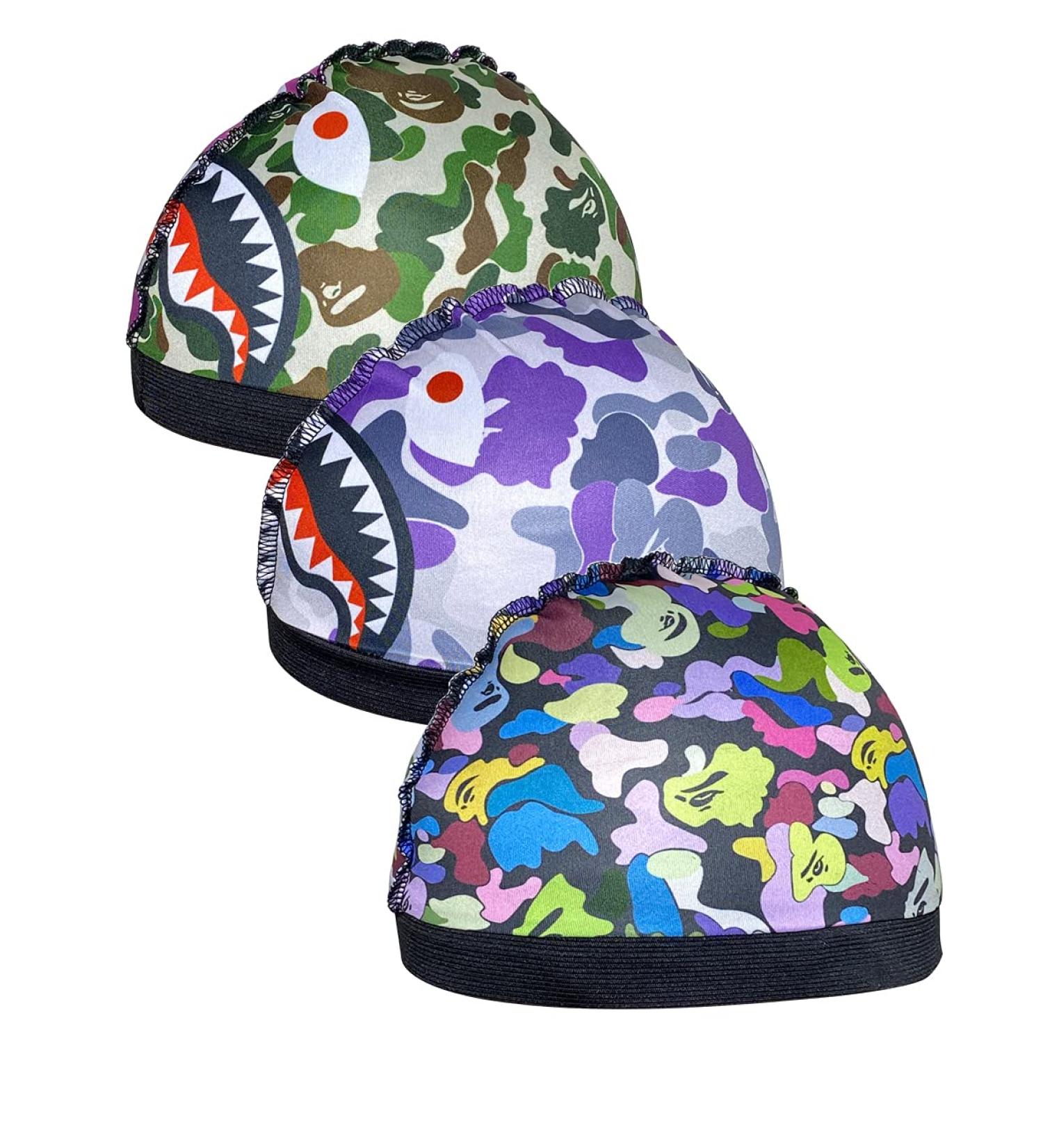 FancyCOCO Stocking Wave Caps - Color Shark 360/540/720 Waves - Good Compression for Men and Women - Buy Online on GoSupps.com