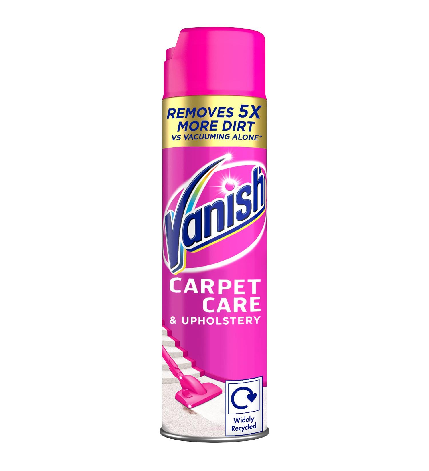 Vanish Carpet Cleaner Power Foam Shampoo - Spring Flower 600ml | Large Area Cleaning - Buy Online on GoSupps.com