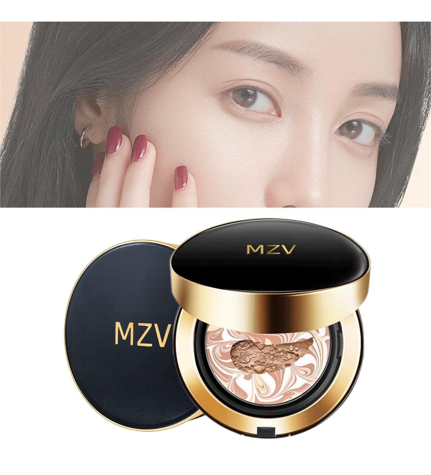 MZV Air Cushion BB Cream Waterproof Foundation Water Bead Tricolor Latte Concealer Cushion Moisturizing Air Cushion CC Creams (1 Pack Natural Color) 1 count (Pack of 1) Natural Color - Buy Online on GoSupps.com