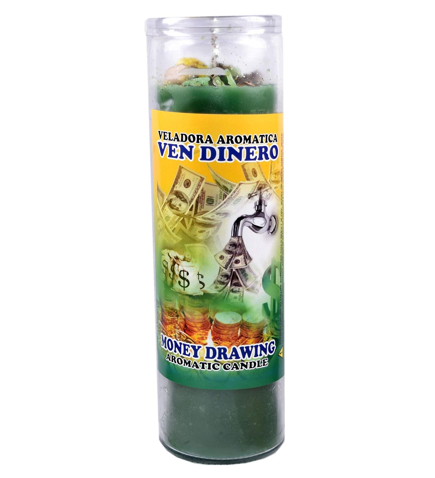 3 Pieces Candles Cocktail VELADORA Money Drawing - VEN Dinero