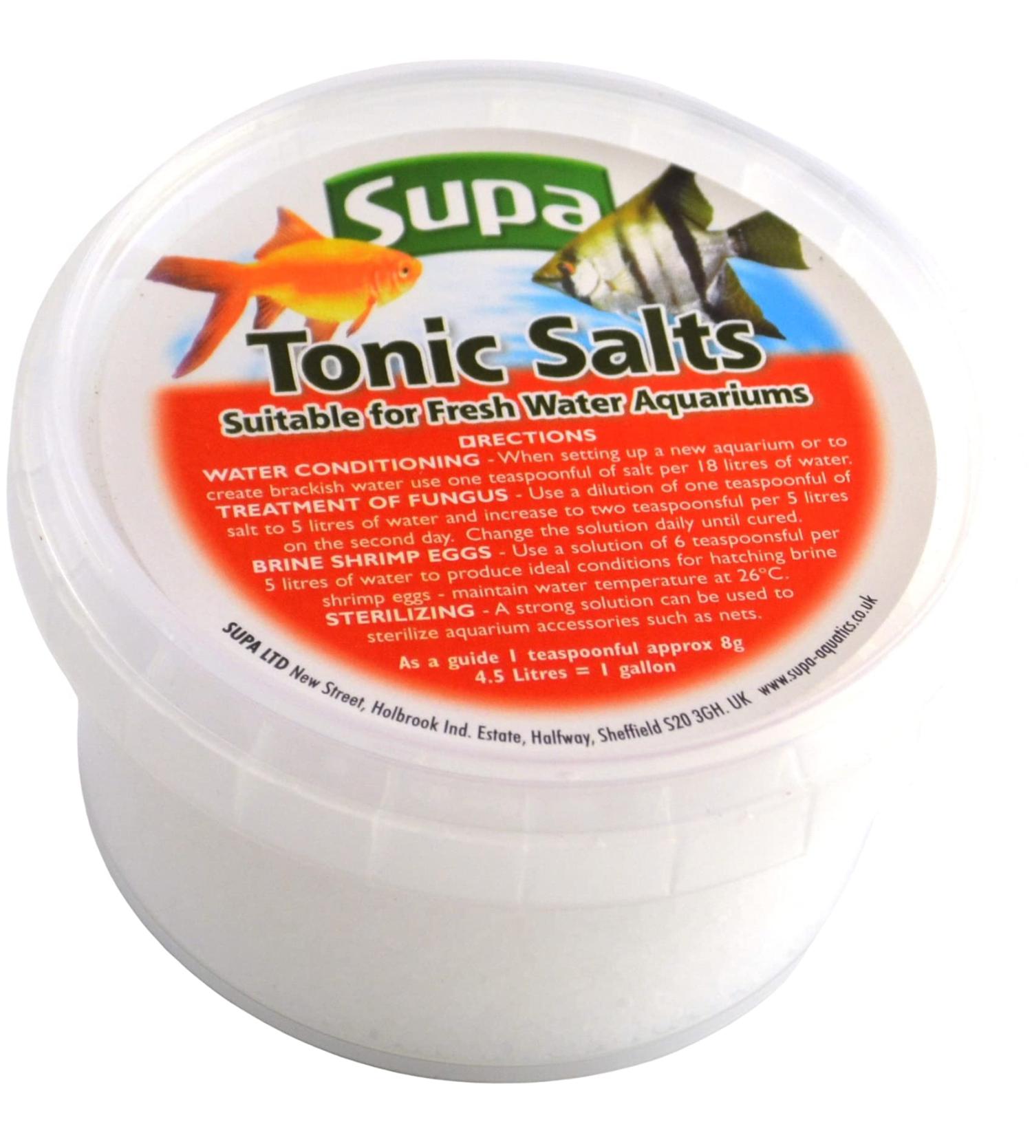 Supa Tonic Salt 225ml - Mild Conditioner & Antiseptic for Fresh Water Aquariums - Buy Online on GoSupps.com