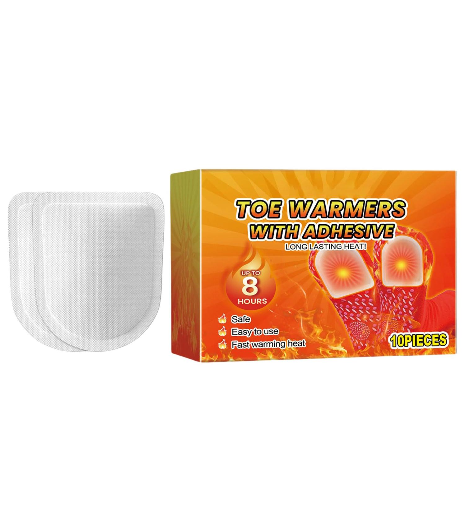HIOPOIUYT Toe Warmer Pad For Cold Feet Relief 8Hour Heat Thin And Comfortable Toe Warmers Heat Pad 10PCS Bag - Buy Online on GoSupps.com