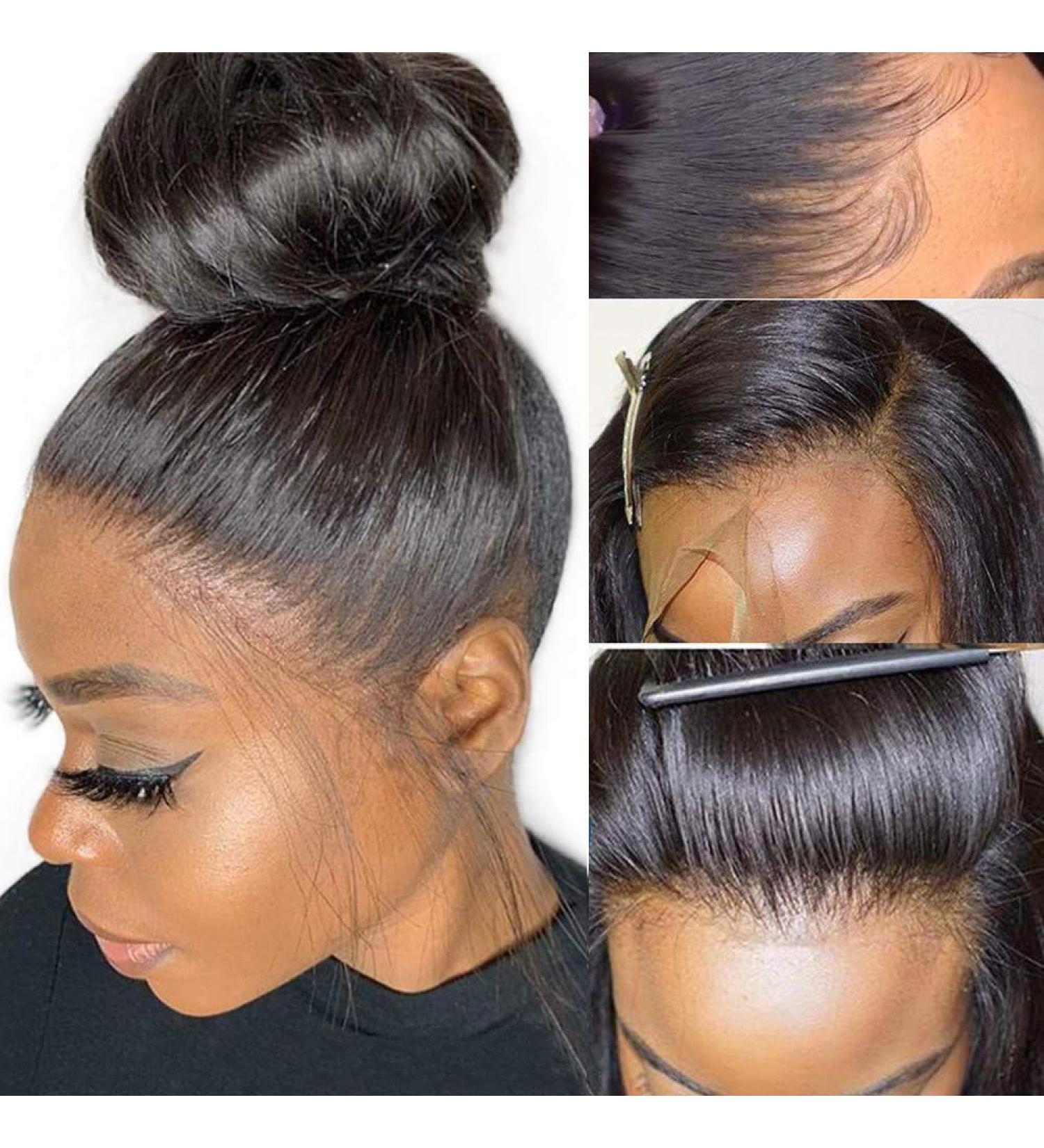 30-Inch HD Transparent Lace Front Wig - Brazilian Virgin Human Hair for Black Women - Pre-Plucked with Baby Hair, 150% Density - Buy Online on GoSupps.com