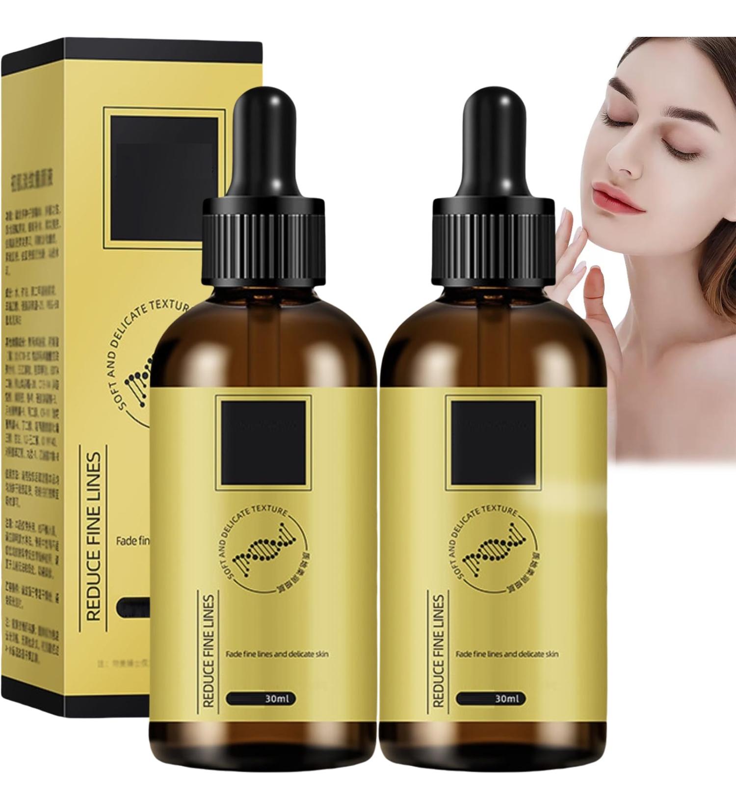  JASUBAI Anti Wrinkle Firming Serum with Collagen Peptides Firming Essence Anti-Aging Anti-Wrinkle Firming Cream Face Neck Brightening Moisturizer (2 Pcs) - Buy Online on GoSupps.com