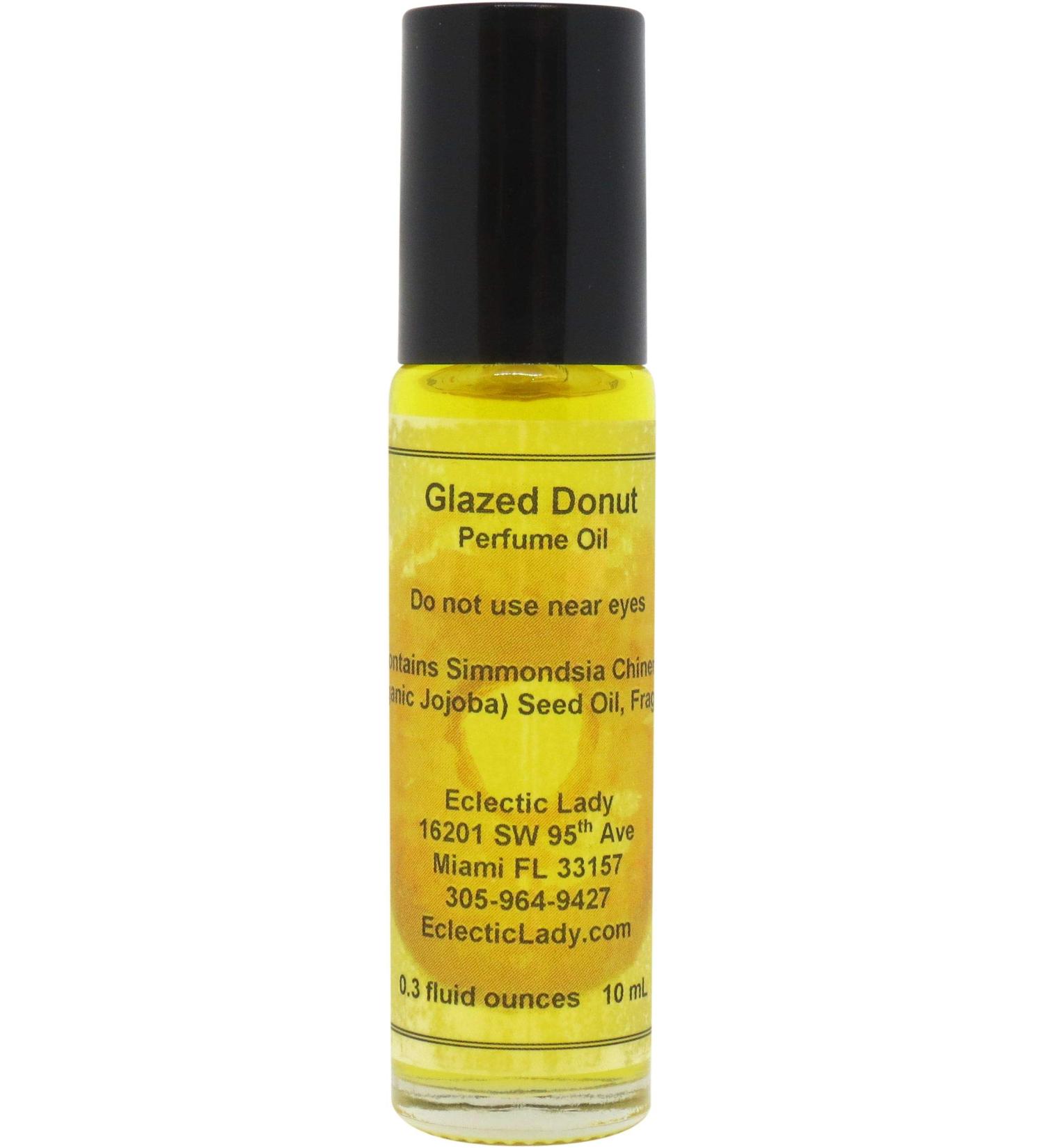 Glazed Donut Perfume Oil Roll-On 0.3 Oz | Long-Lasting Fragrance with Essential Oils and Jojoba Oil | Portable Scent for Daily Use - Buy Online on GoSupps.com