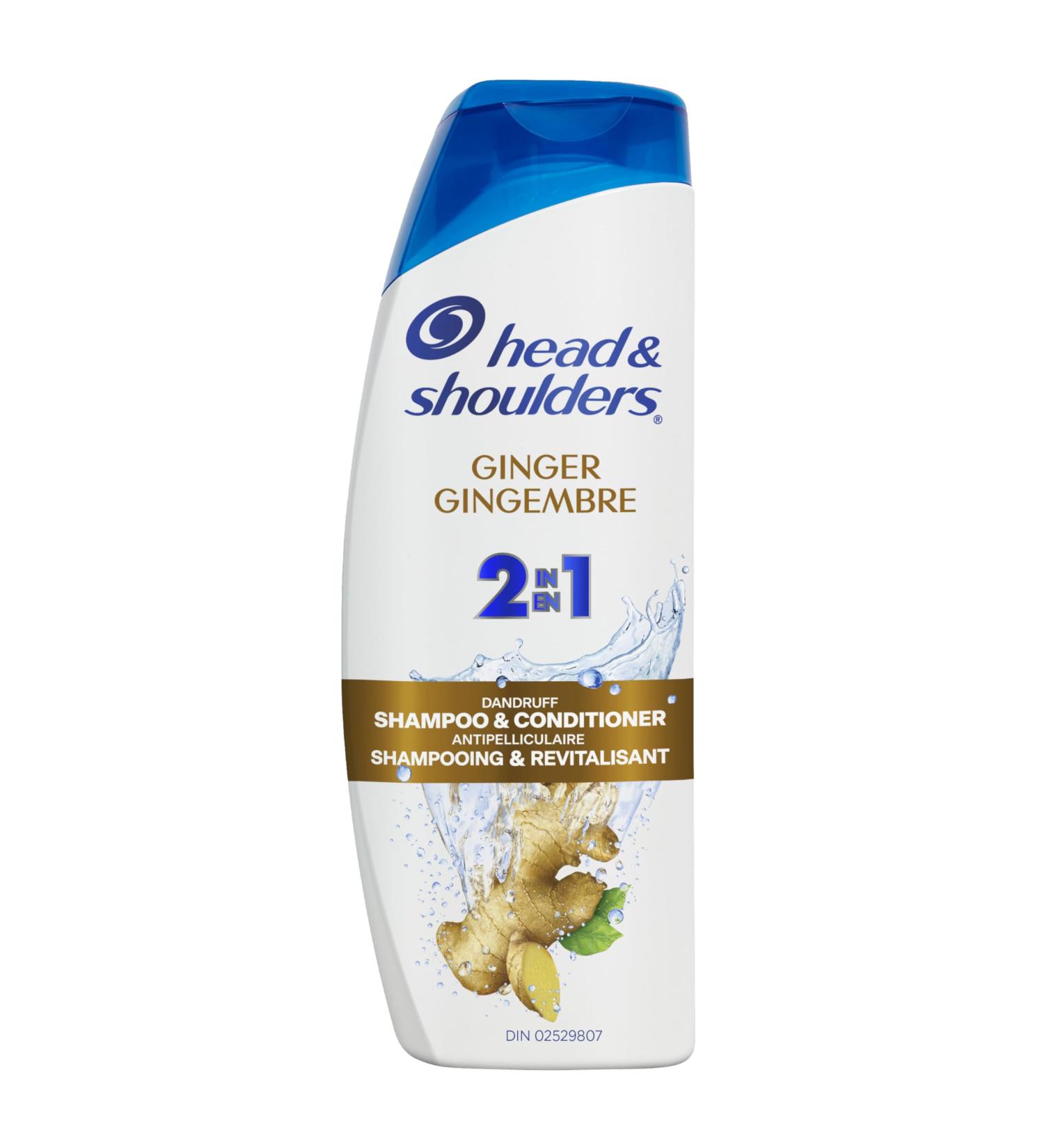 Head & Shoulders Ginger 2-in-1 Anti-Dandruff Shampoo + Conditioner 370 mL - Buy Online on GoSupps.com