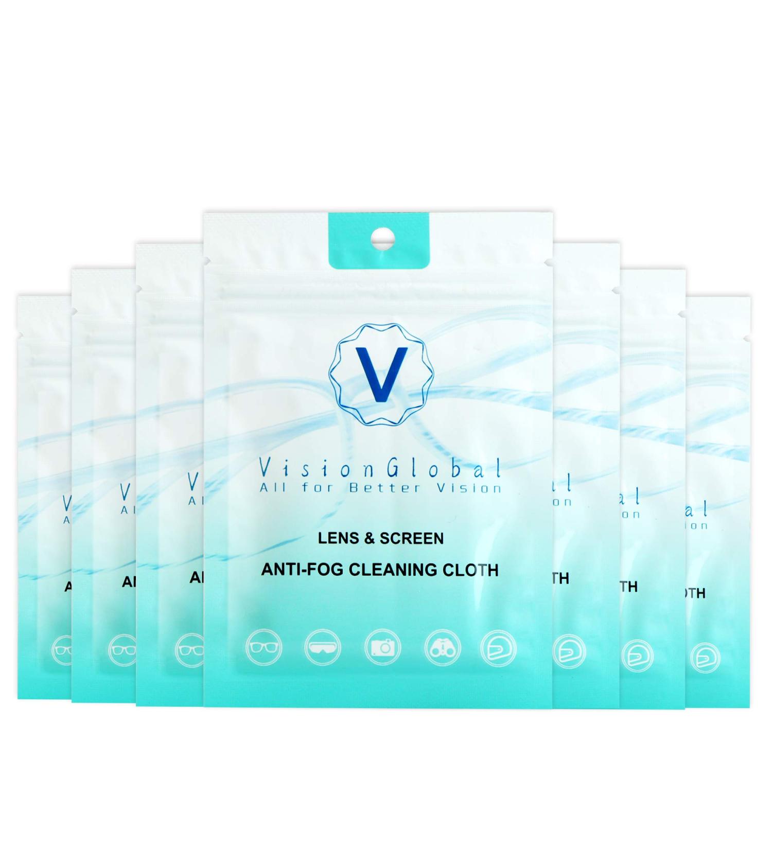 Buy VisionGlobal Anti-Fog Cloths for Monitors & Camera Lenses | 7 Pack - Individually Packaged - Ultimate Screen Cleaning Solution - Buy Online on GoSupps.com
