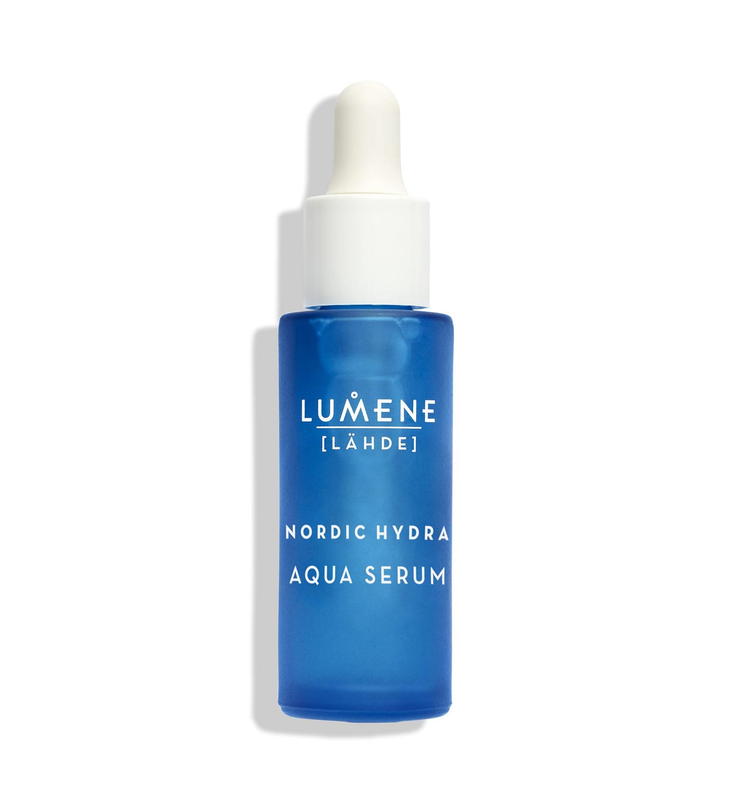 Lumene Nordic Hydra Arctic Dew Quenching Aqua Face Serum - Pure Concentrated Skin Hydration with Nordic Red Algae & Hyaluronic Acid - 1 fl oz - Buy Online on GoSupps.com