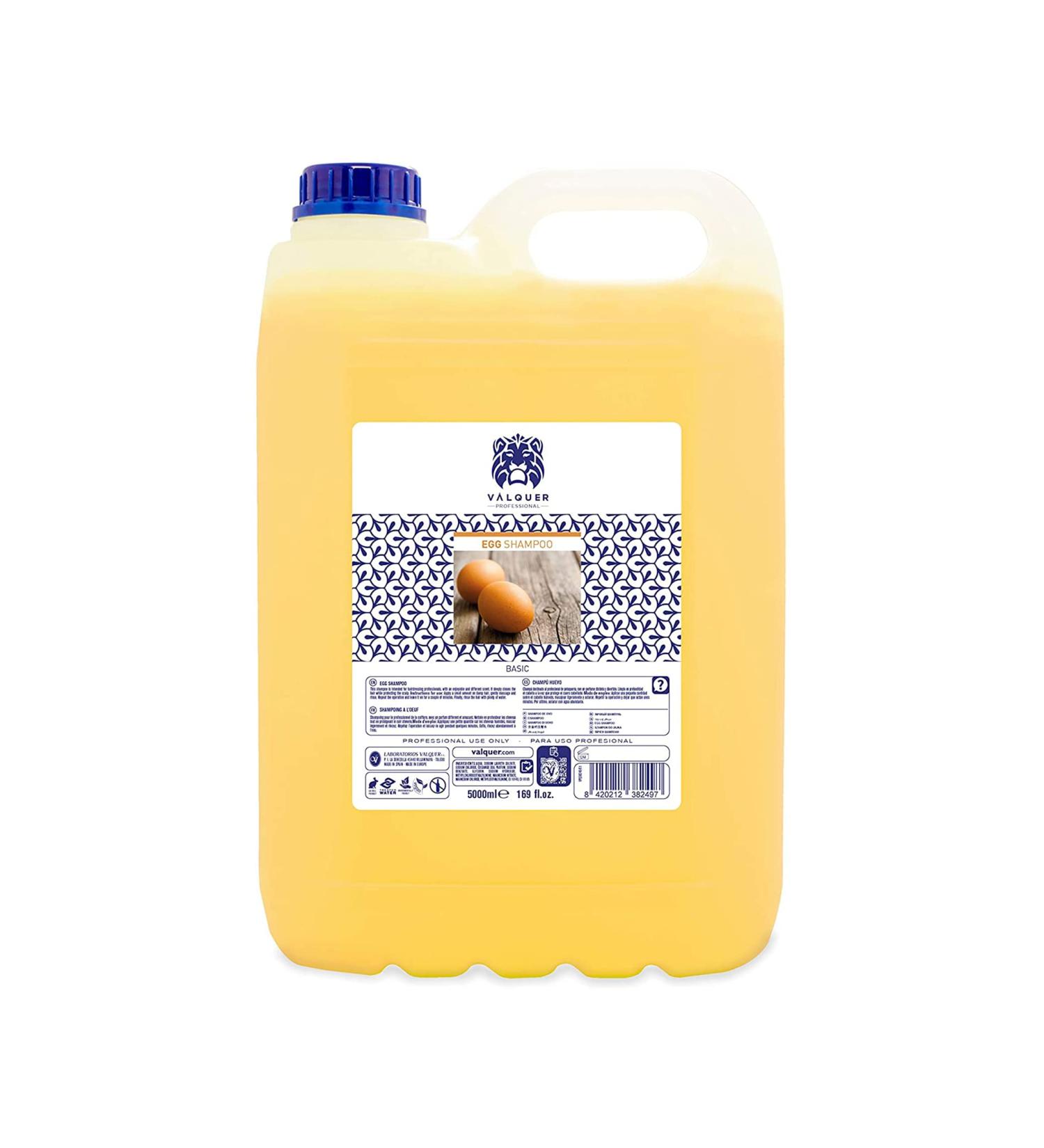Valquer Profesional Special Egg Shampoo for Hair Salon for Professional Carafa 5 L - Buy Online on GoSupps.com