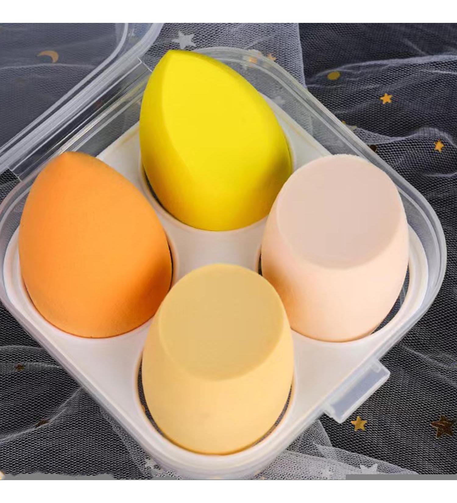 Buy Makeup Sponge Set - Flawless Foundation Blending Sponges for Liquid Cream & Powder - Multi-colored (Yellow) - International Shipping Available - Buy Online on GoSupps.com