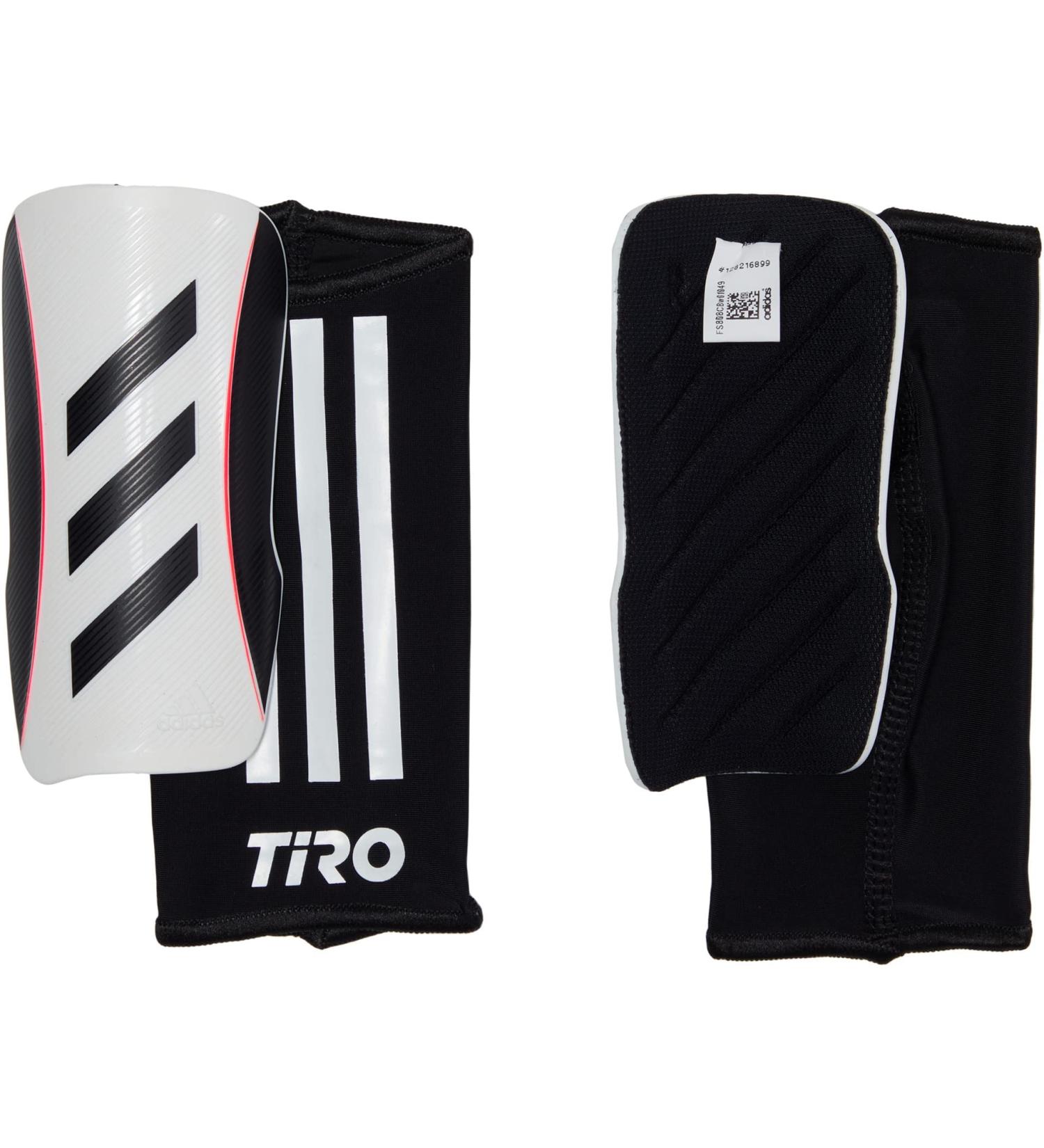adidas Tiro League Shin Guards unisex-child White/Black/Black/Solar Red Small