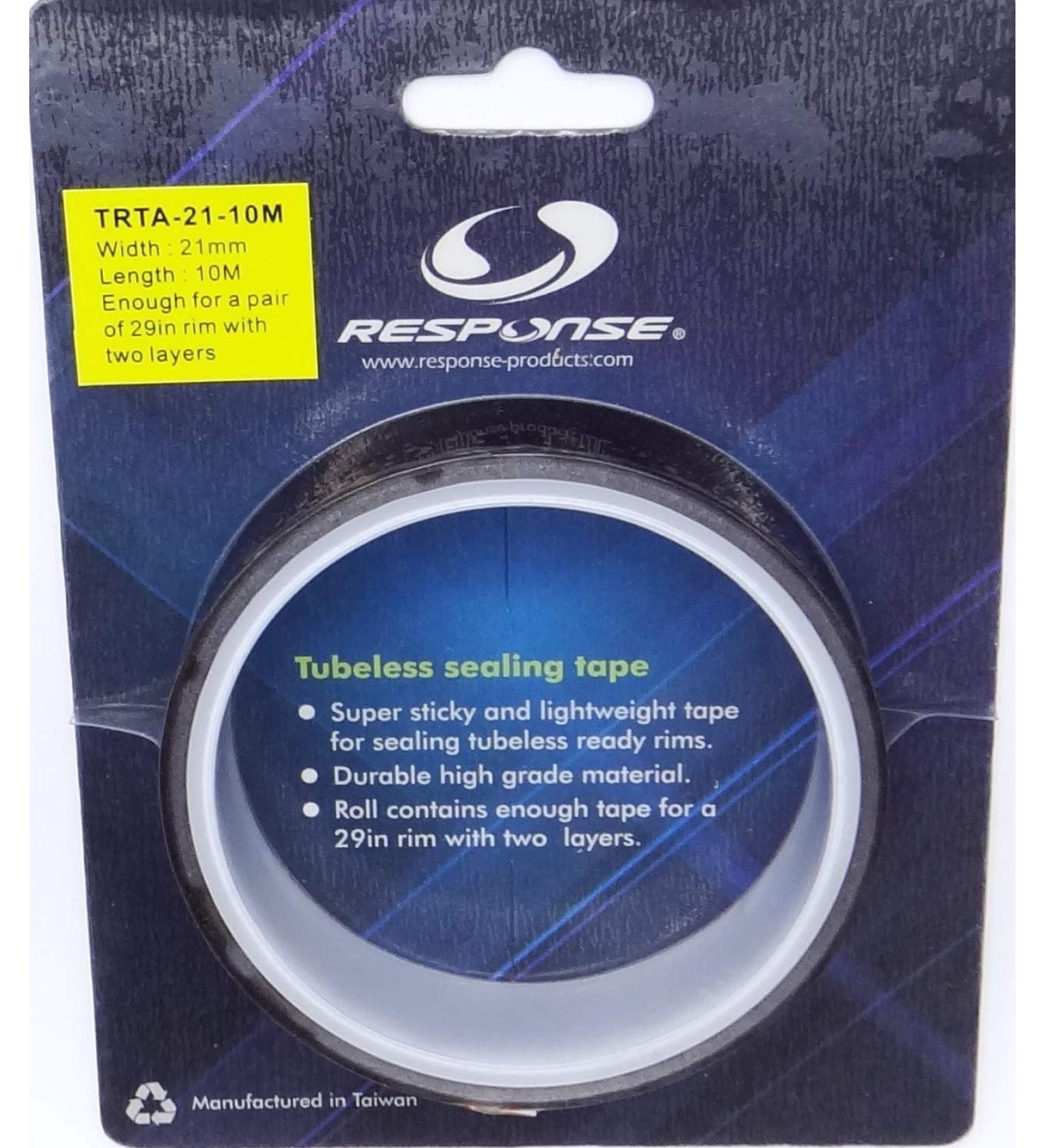 Response Bicycle Tubeless Rim Tape 21mm / 25mm Wide (21mm x 10m Roll)