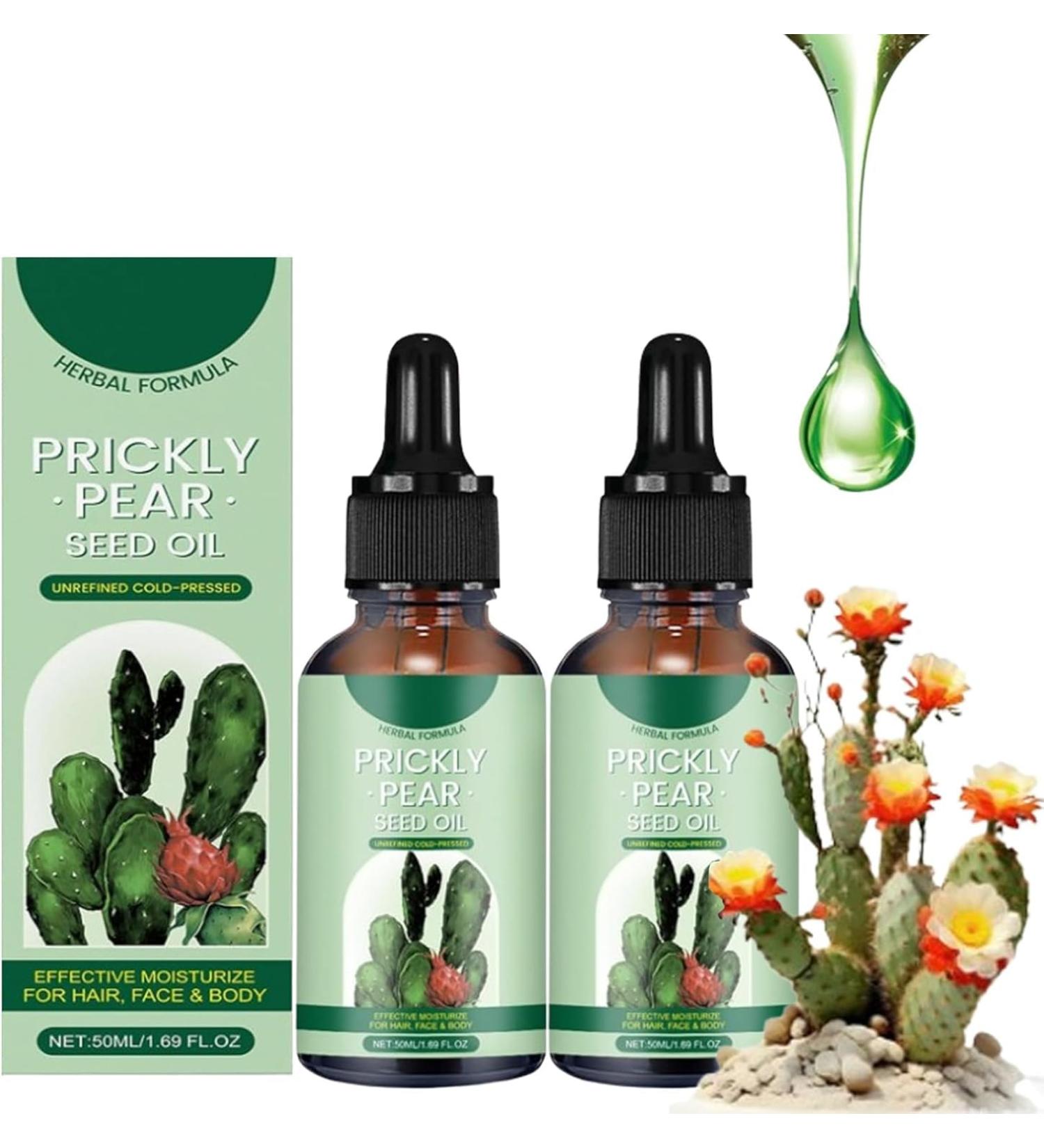 Organic Prickly Pear Seed Oil 50ml Organic Prickly Pear Seed Oil 100% Pure Natural Cold Pressed Organic Prickly Pear Oil for Face Anti-Aging and Anti-Dark Circles Organic (3) - Buy Online on GoSupps.com