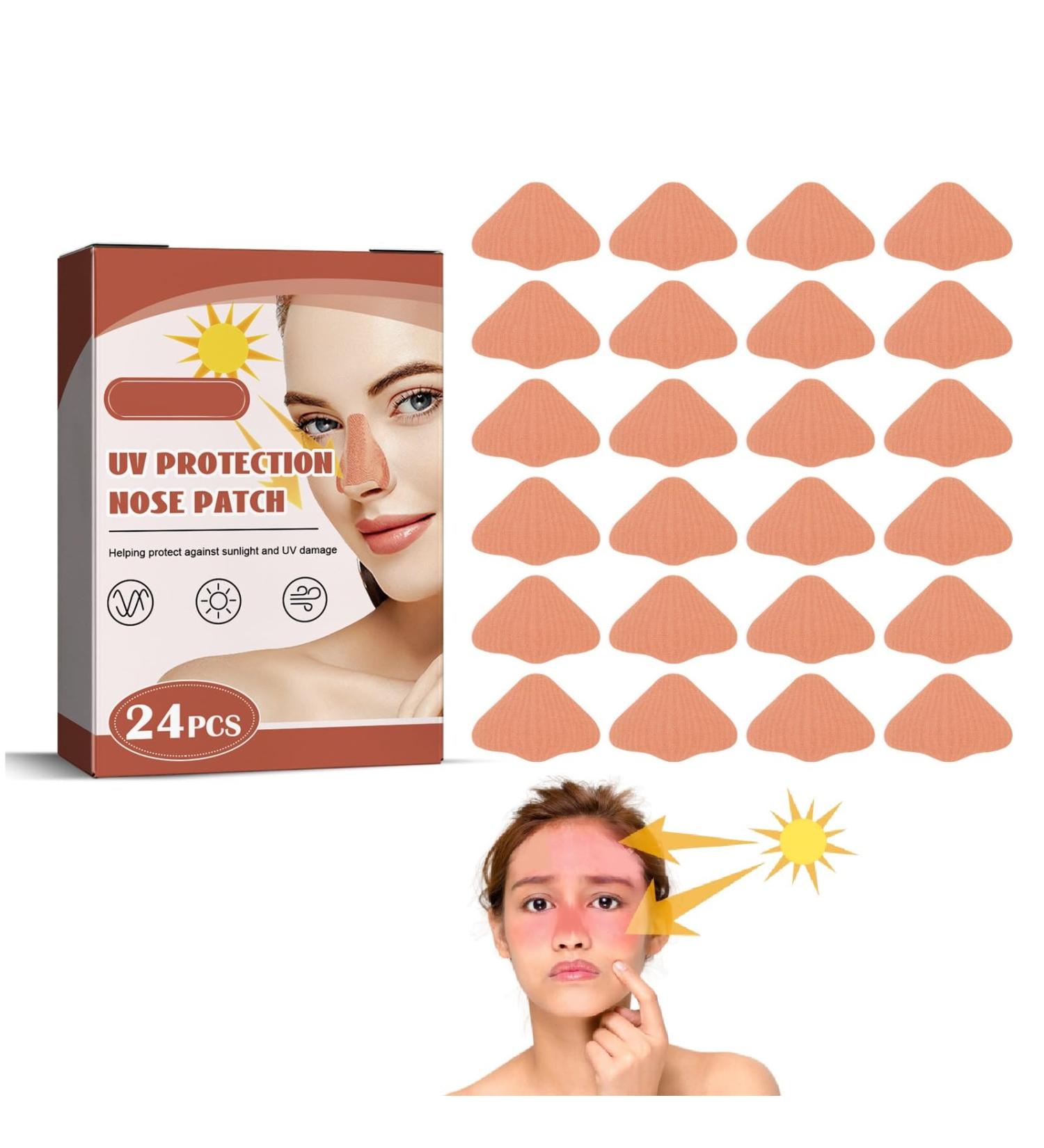 Nasal Sun Protection Plasters - UV Nose Protection for Outdoor Sports (24 Pieces) | Beige Sun Protection Nose Patches - Buy Online on GoSupps.com