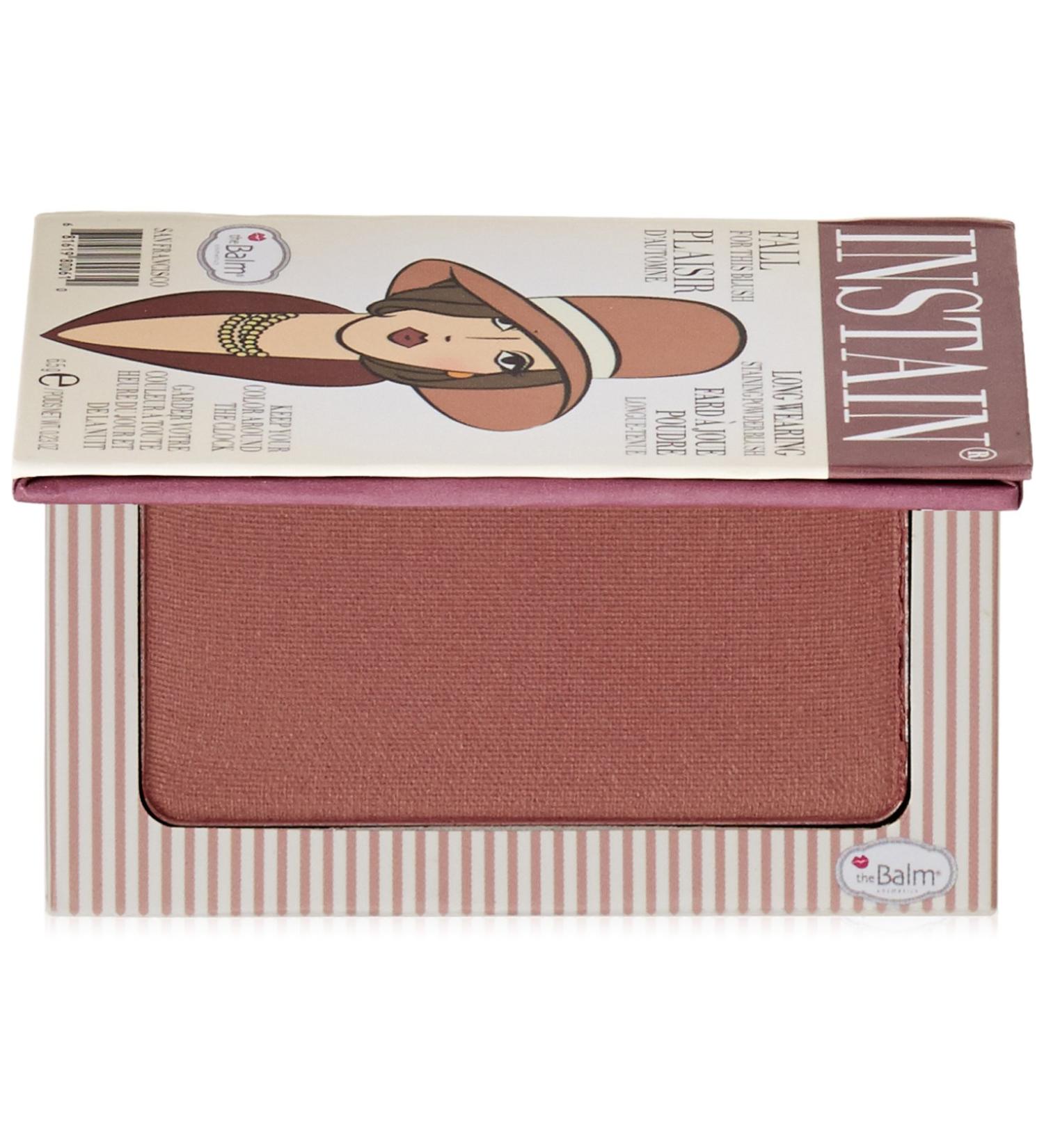 theBalm INSTAIN Blush in Pinstripe - Long-Lasting Pigmented Cheek Color - Buy Online on GoSupps.com