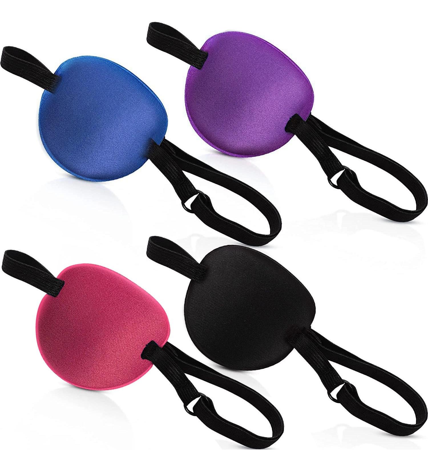 4Pcs 3D Medical Eye Patches - Adjustable Eye Cover for Adults & Kids Perfect for Amblyopia Lazy Eye and Pirate Costumes - Buy Online on GoSupps.com