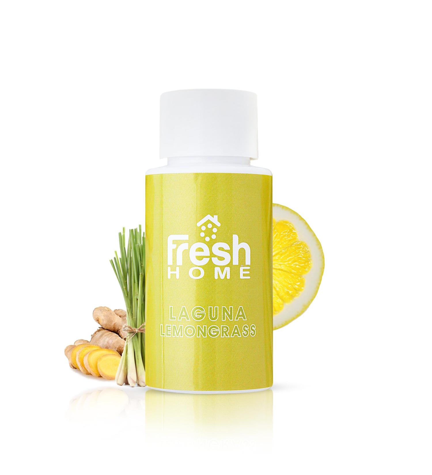 California Fresh Home Laguna Lemongrass Diffuser Oil - Natural Fragrance for Home Diffuser with Fresh Lemons Lemongrass & Ginger 40 ml - Buy Online on GoSupps.com