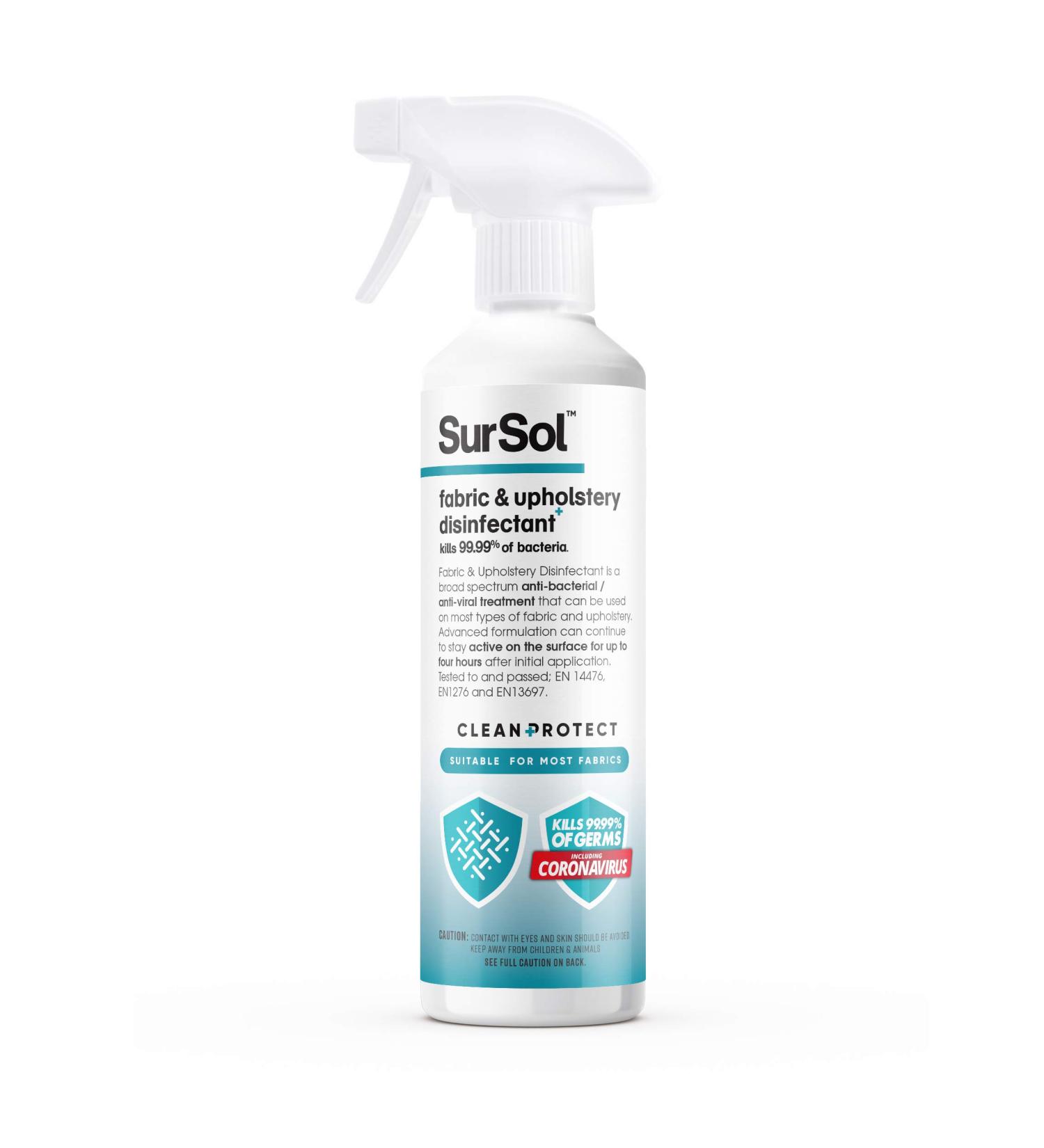 SurSol Fabric & Upholstery Disinfectant 500ml clear