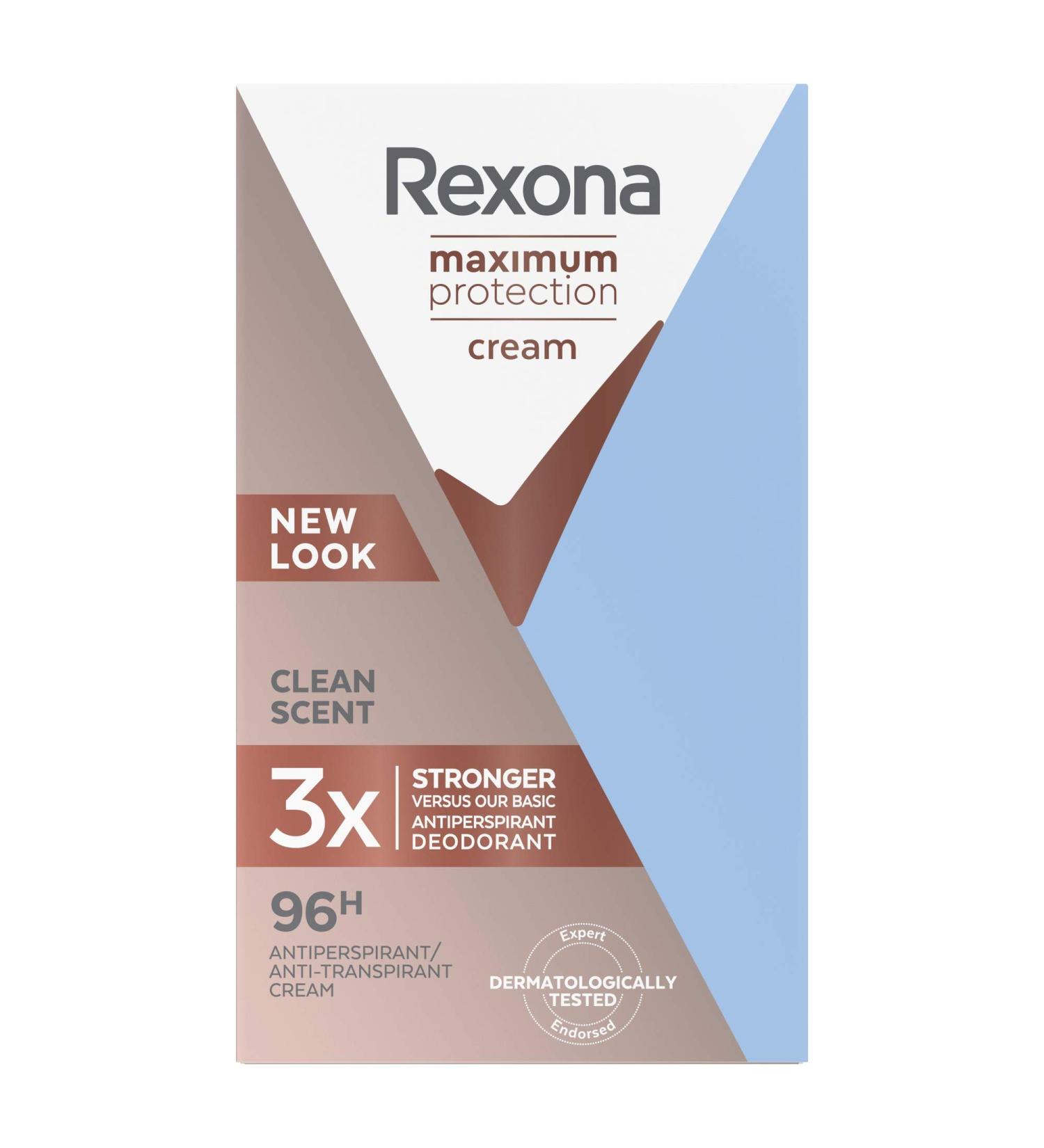 Rexona Women Maximum Protection Clean Scent Stick anti-transpirant Protection Maximale Contre la Transpiration - 6 x 45 ml - Pack Avantage - Buy Online on GoSupps.com