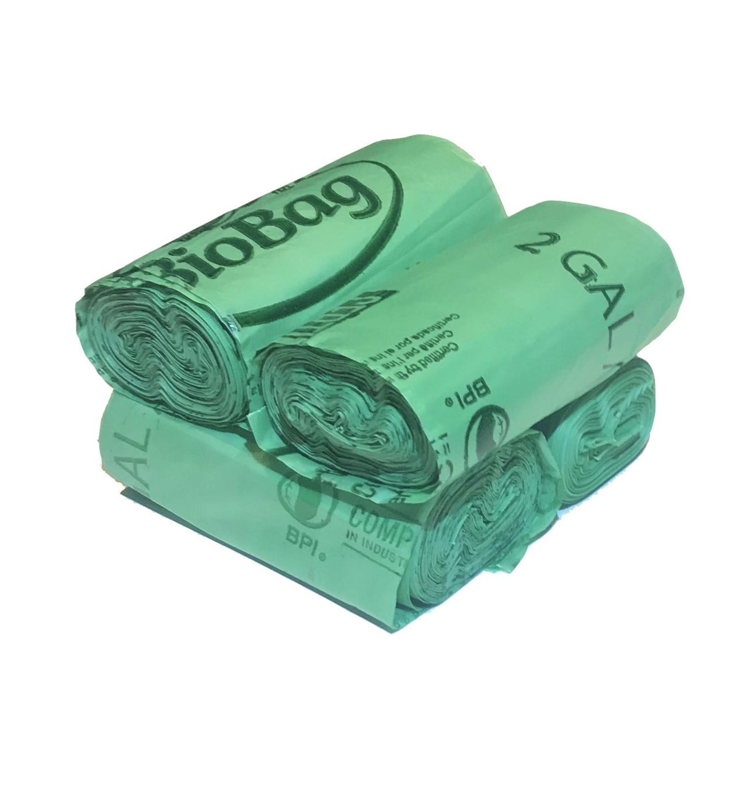 BioBag 2 Gallon Compostable Liner (100 Count) - Eco-Friendly Waste Disposal Solution - Buy Online on GoSupps.com