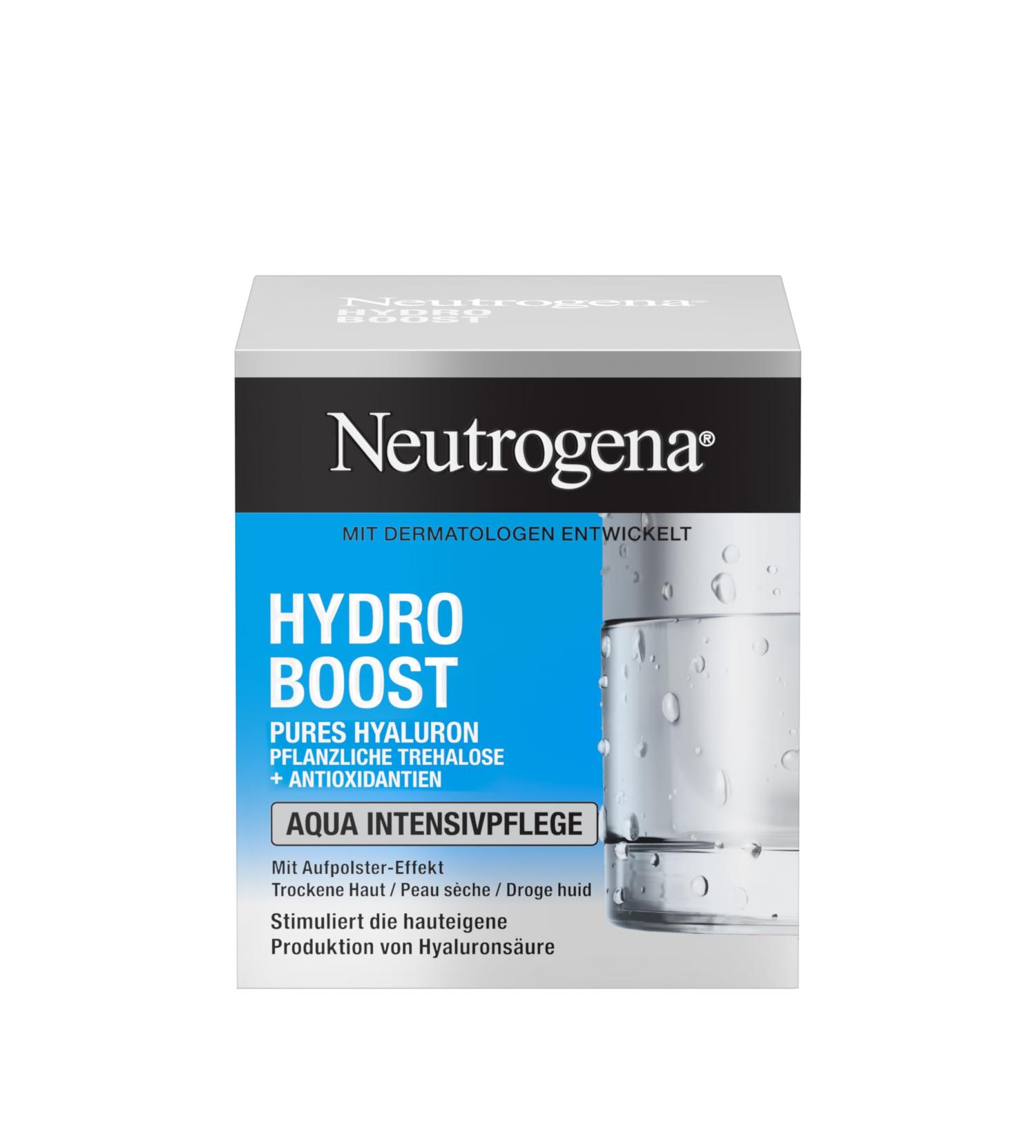 Neutrogena Hydro Boost Face Cream 50ml - Revitalising Booster with Hyaluronic Acid & Antioxidants Oil-Free Intensive Care for All Skin Types - Buy Online on GoSupps.com