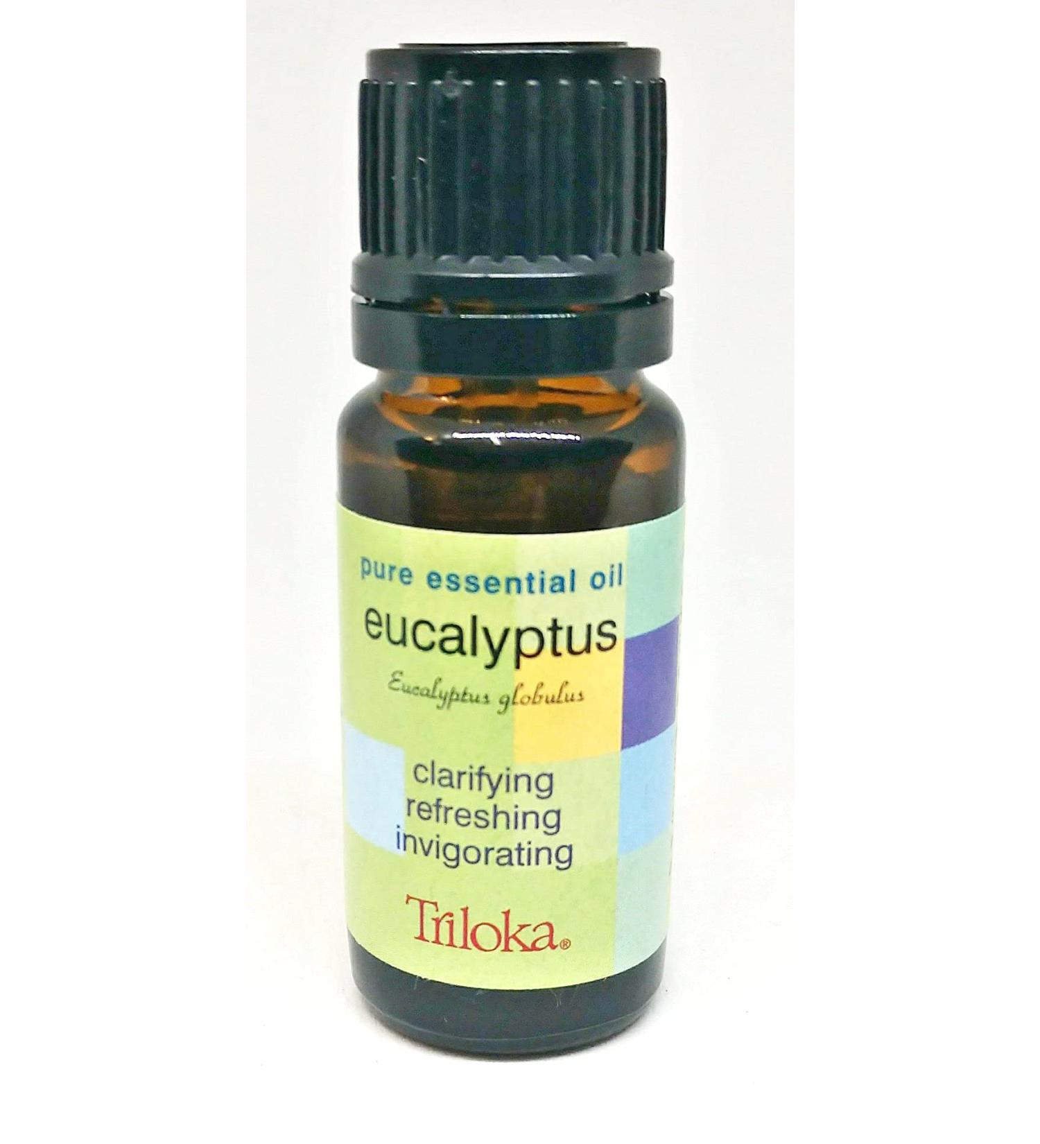 Eucalyptus - Triloka Aromatherapy Essential Oil - 1/3 Ounce Bottle