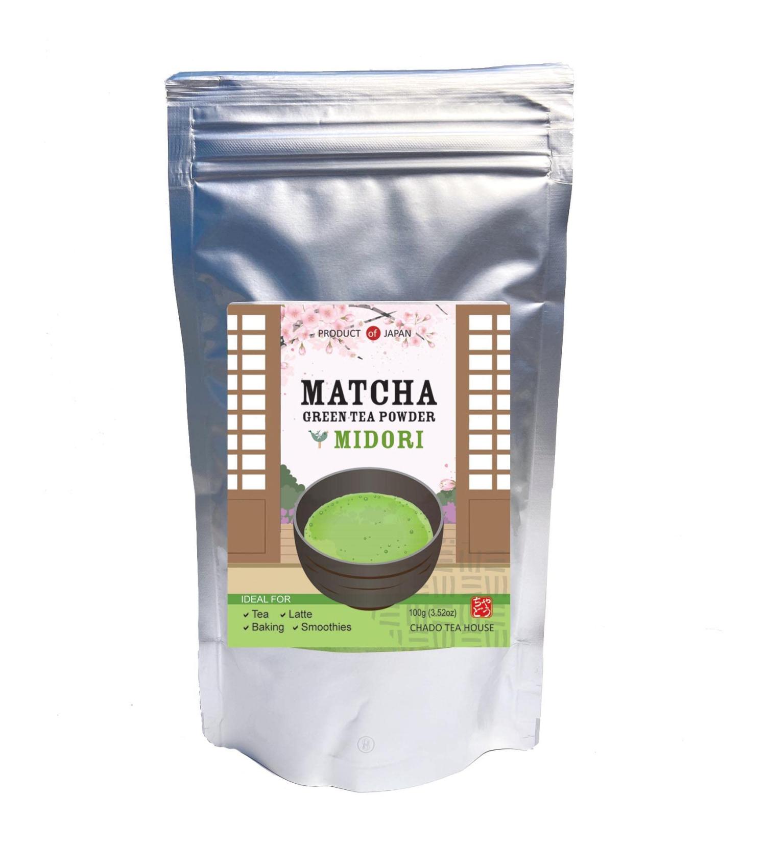 Matcha Classic MIDORI in bulk 100g (3.2oz) - Buy Online on GoSupps.com