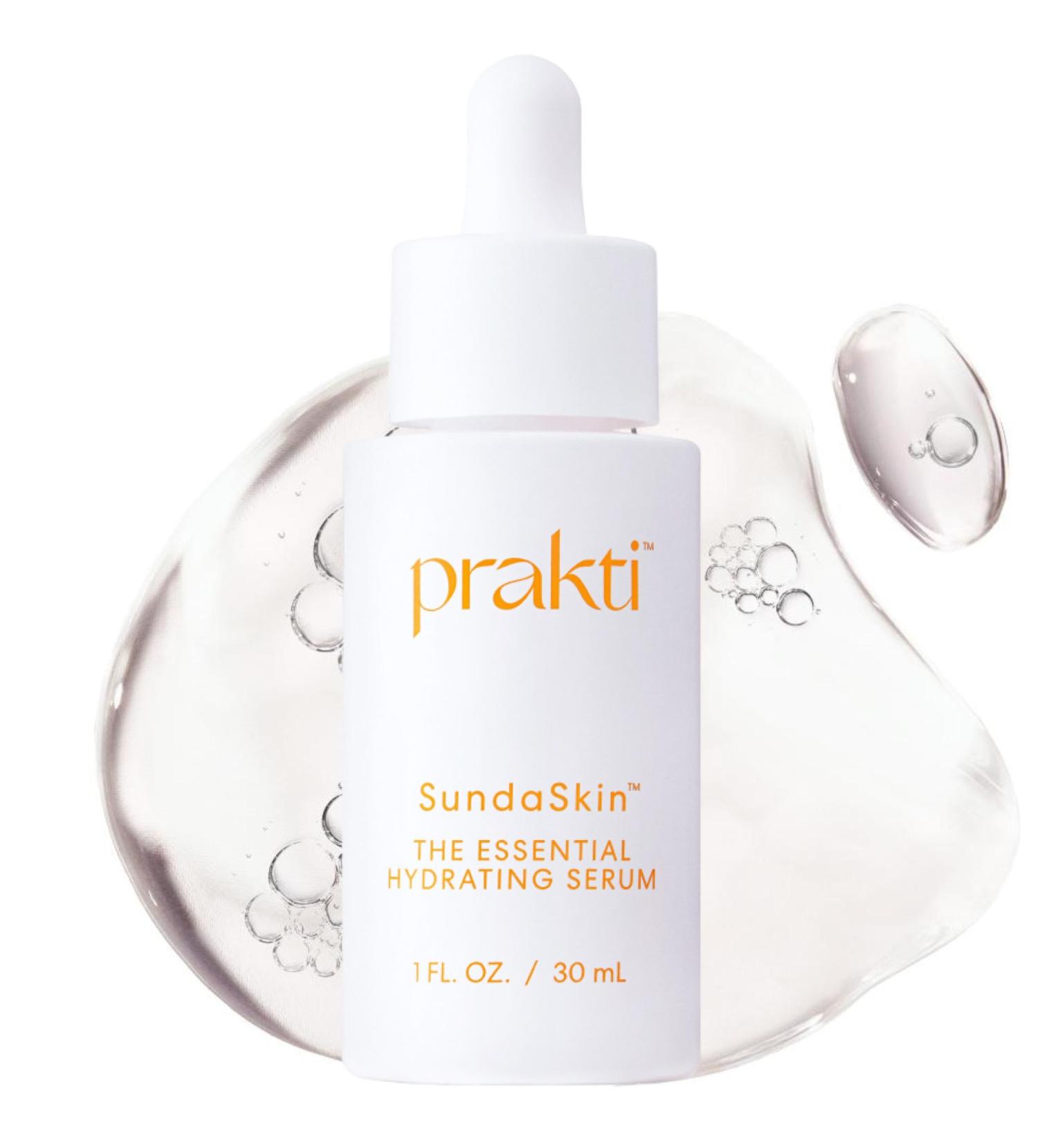 Prakti SundaSkin Hydrating Serum | Lightweight All-in-One Facial Serum for Radiant Glow | Clinically Proven Clean Ingredients | Plumps & Hydrates for All Skin Types - Buy Online on GoSupps.com