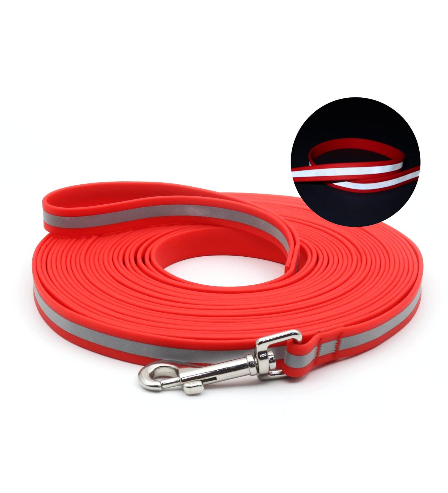 Laroo 10m Reflective Dog Drag Line | Waterproof PVC Leash for Small & Large Dogs - Perfect for Night Walks - Buy Online on GoSupps.com