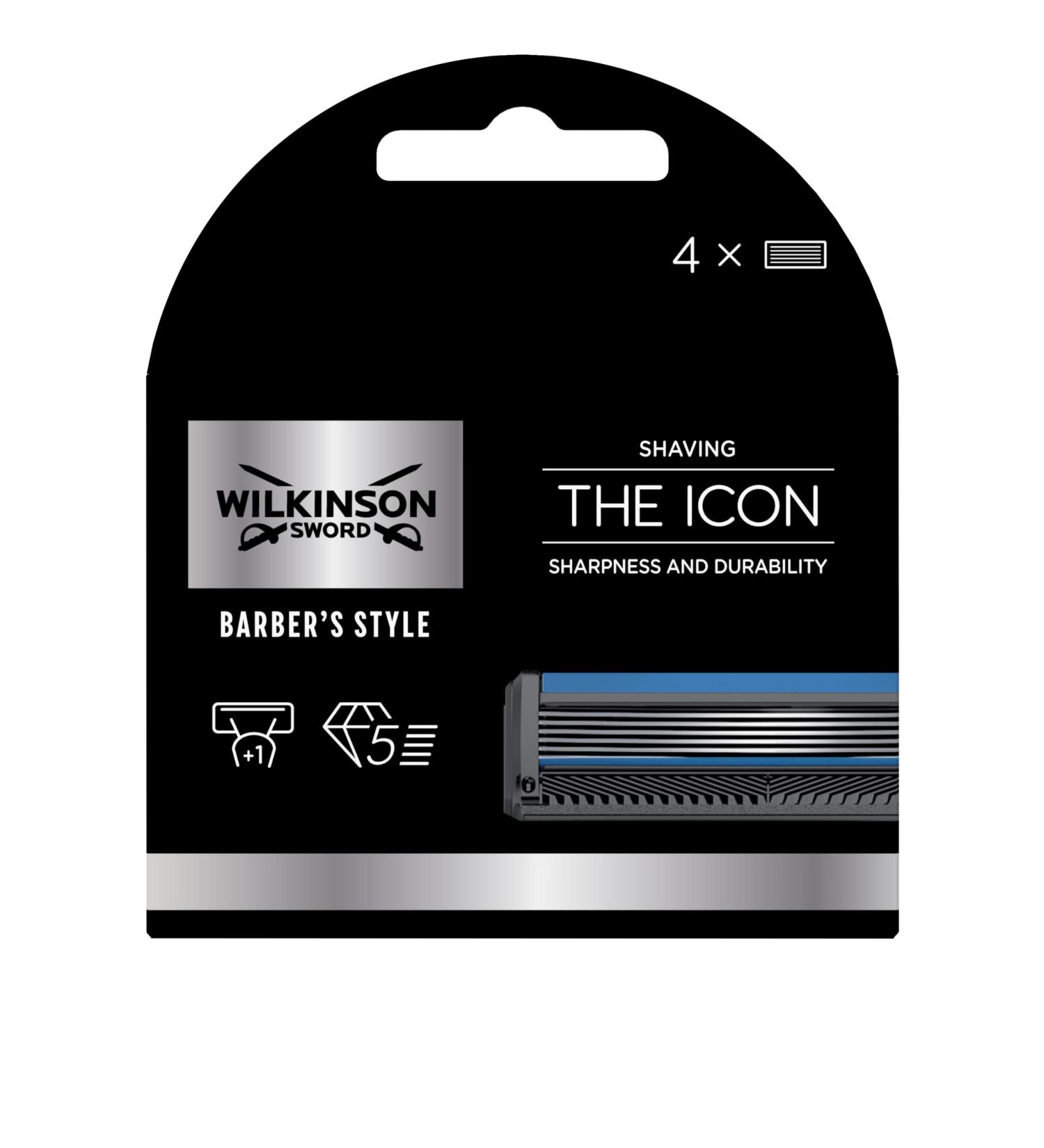 Buy Wilkinson Sword The Icon Razor Blades 4 Diamond-Coated Replacement Blades for a Smooth Shave | International Shipping Available - Buy Online on GoSupps.com