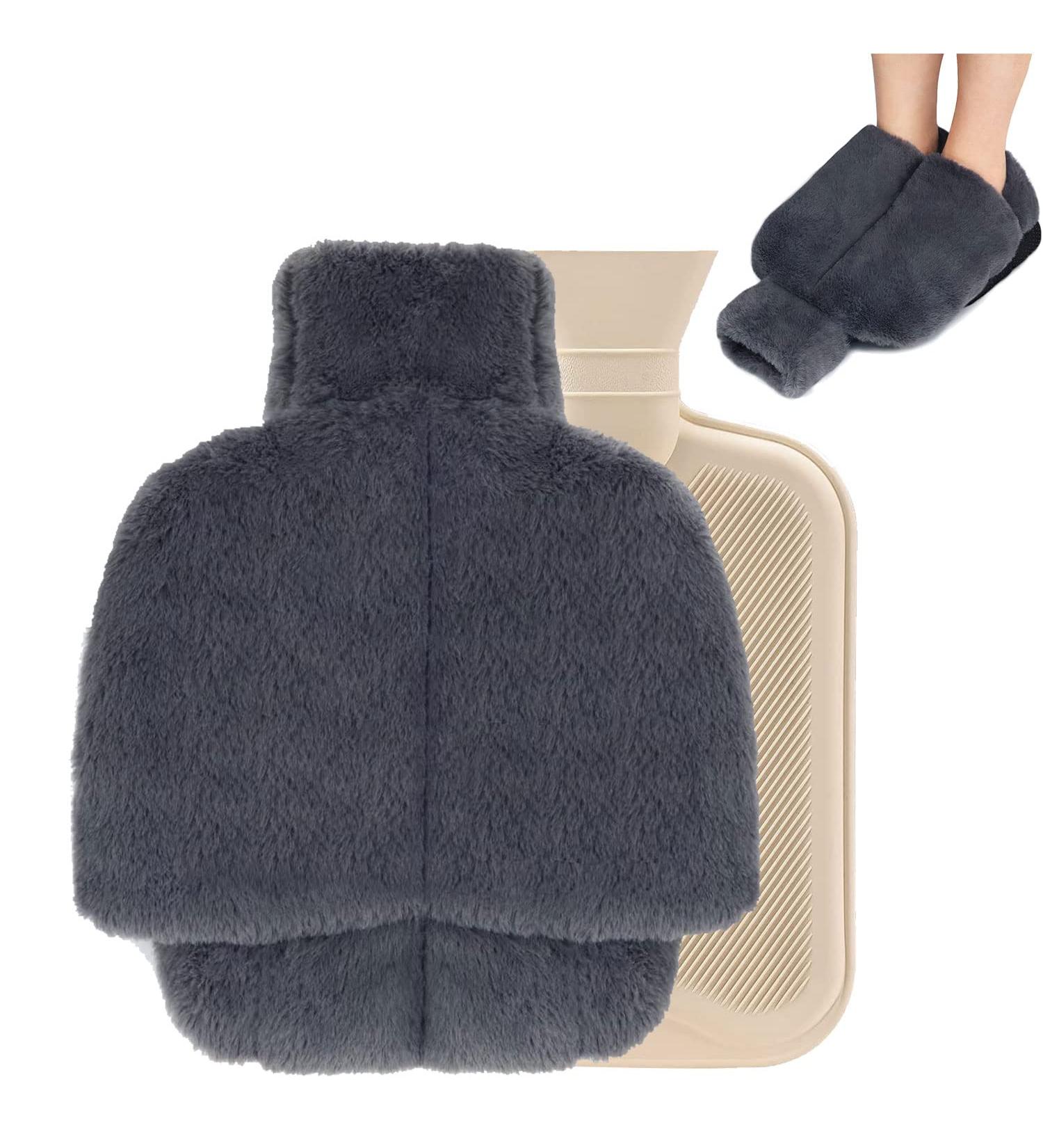 Buy 2L Foot Warmer Hot Water Bottle - 2 in 1 Electric-Free Foot Heat for Men & Women | Ideal Comfort & Warmth - Buy Online on GoSupps.com