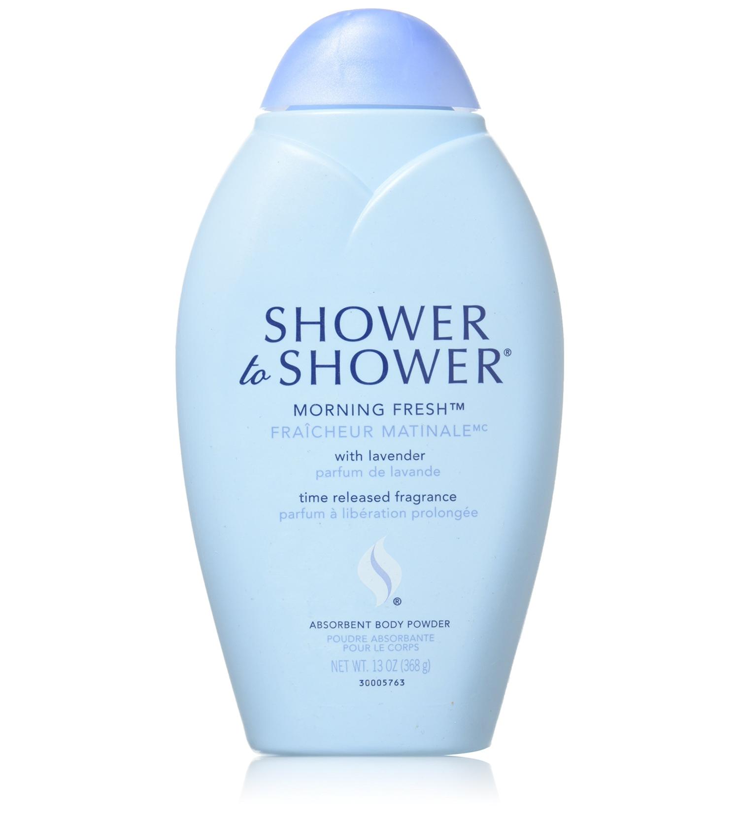 Shower to Shower Absorbent Body Powder Morning Fresh with Lavender 13 Oz - Pack of 3 - Buy Online on GoSupps.com