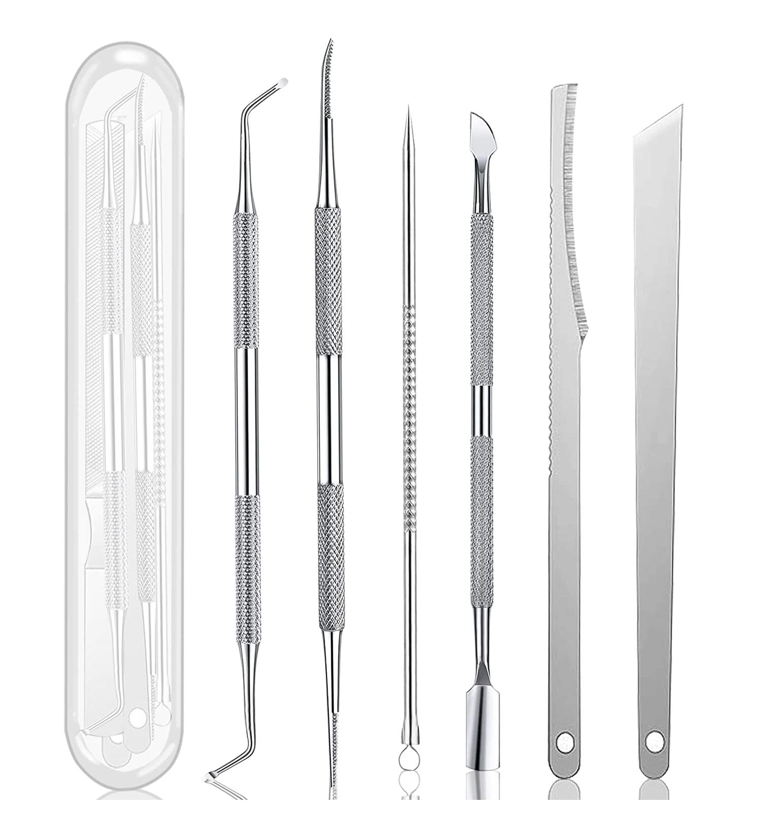 Ingrown Toenail Pedicure Tool Kit - 7pcs Stainless Steel Nail Care Treatment Set | Nail Correction, Pain Relief, and Polish | True Color - Buy Online on GoSupps.com