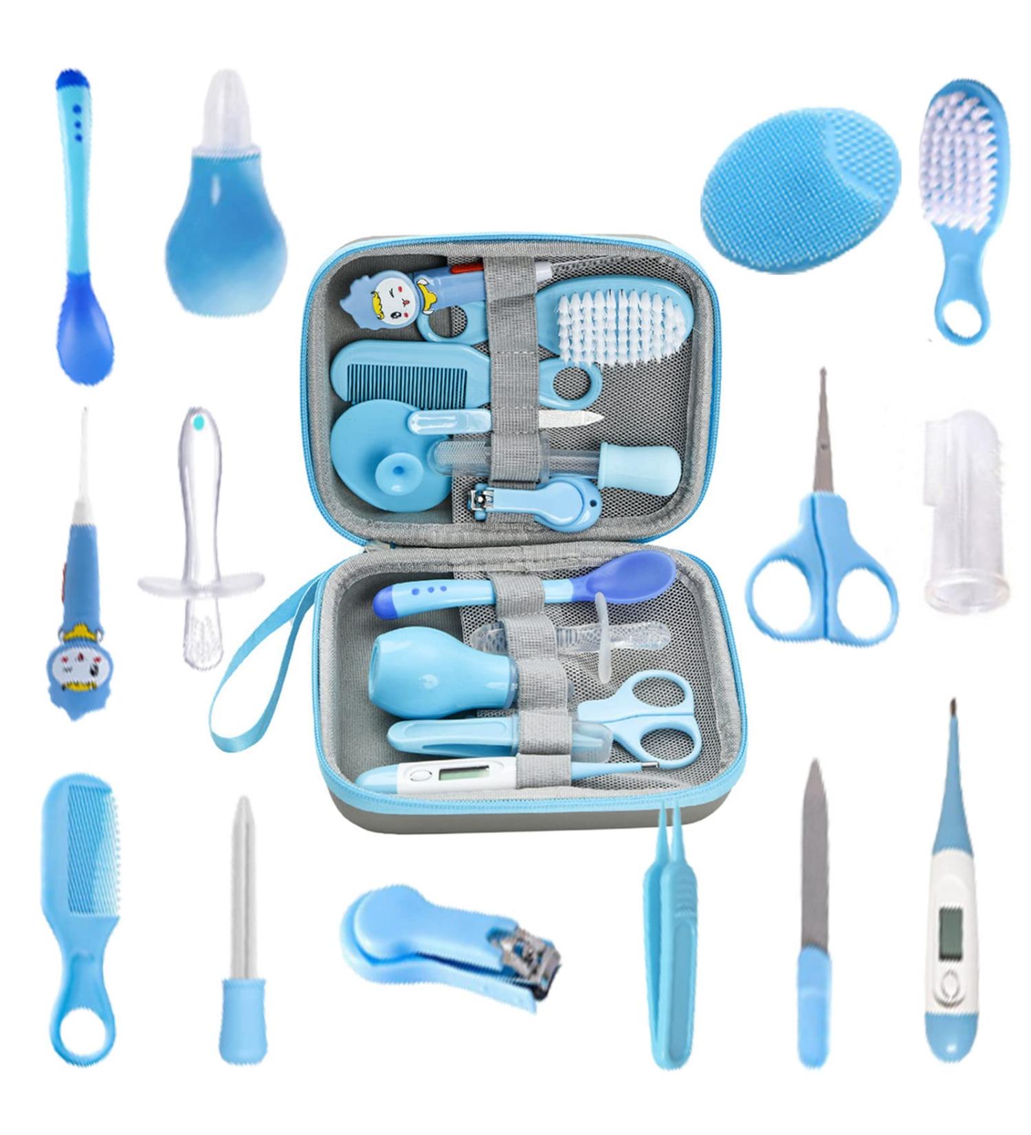 RoseFlower Baby Grooming 14PCS Set - Newborn Healthcare Essentials Kit for Daily Care - Portable Nursery Toiletry Set for Infants, Toddlers - Perfect for Travelling and Home Use #6 - Buy Online on GoSupps.com