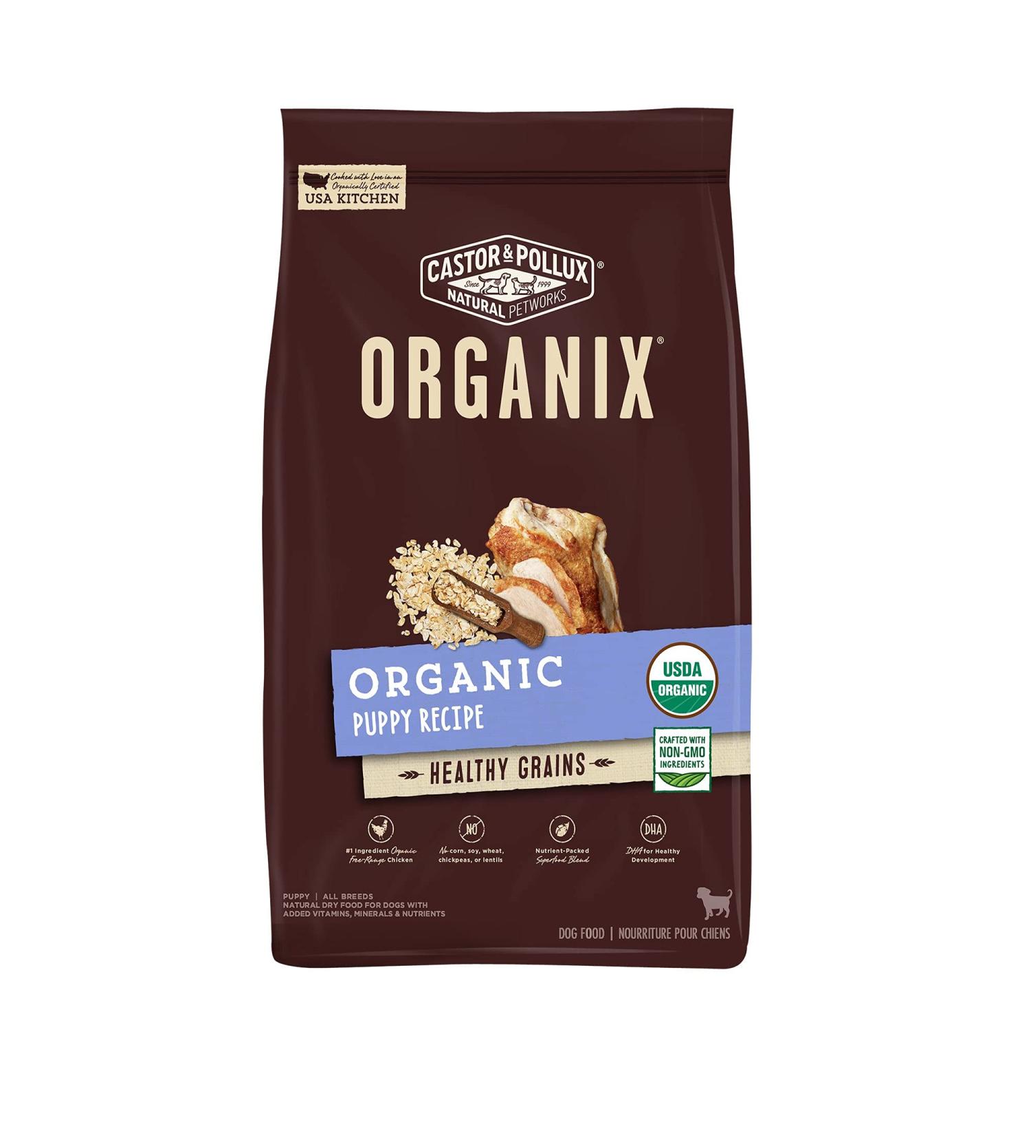 Castor & Pollux Organic Healthy Grains Puppy Food 4Lb - Nutrient-Rich Dog Food for Healthy Growth - Buy Online on GoSupps.com