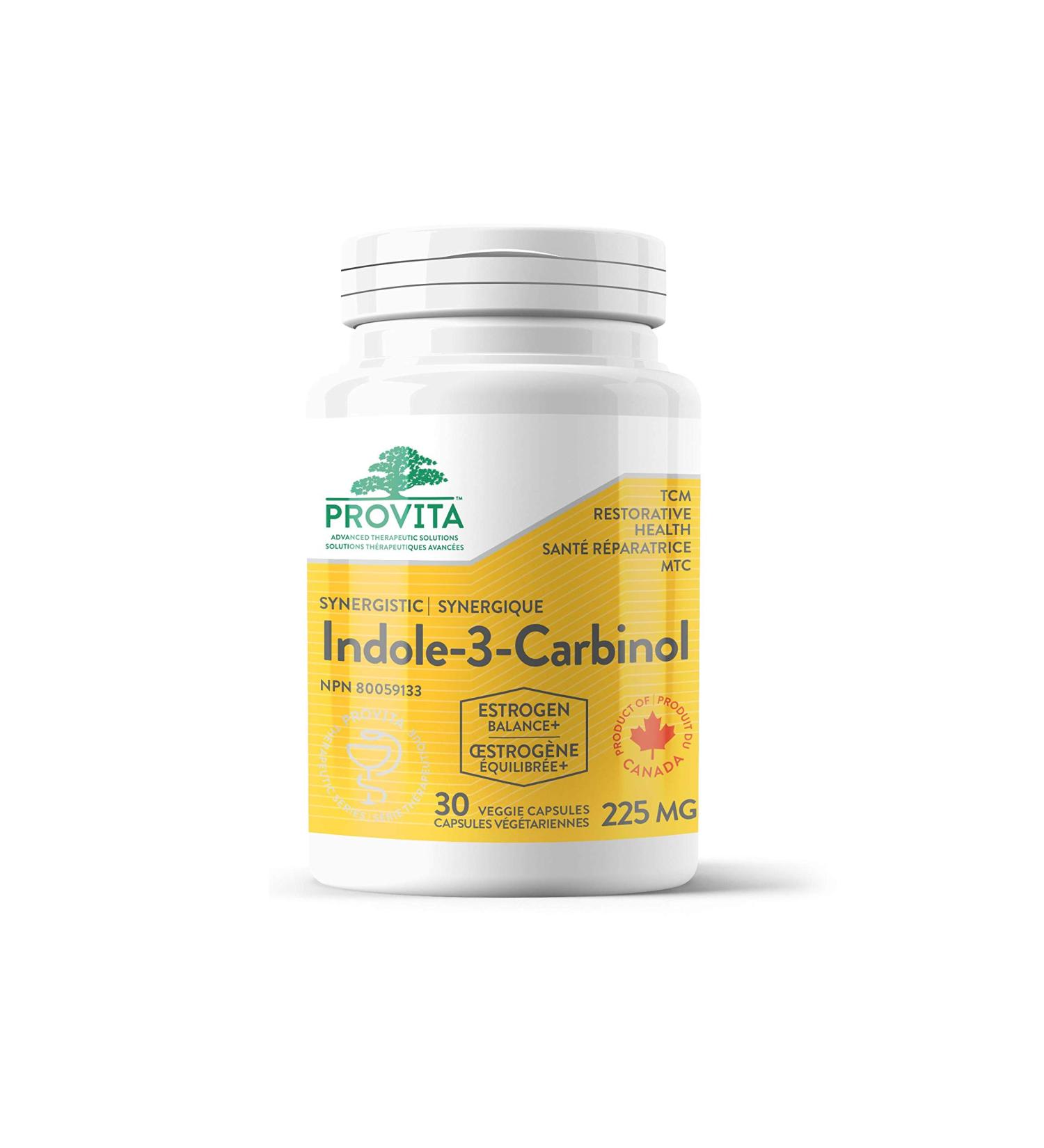 Synergistic Indole-3-Carbinol by Provita Nutrition (Canadian Made) 30 Vegetarian Capsules