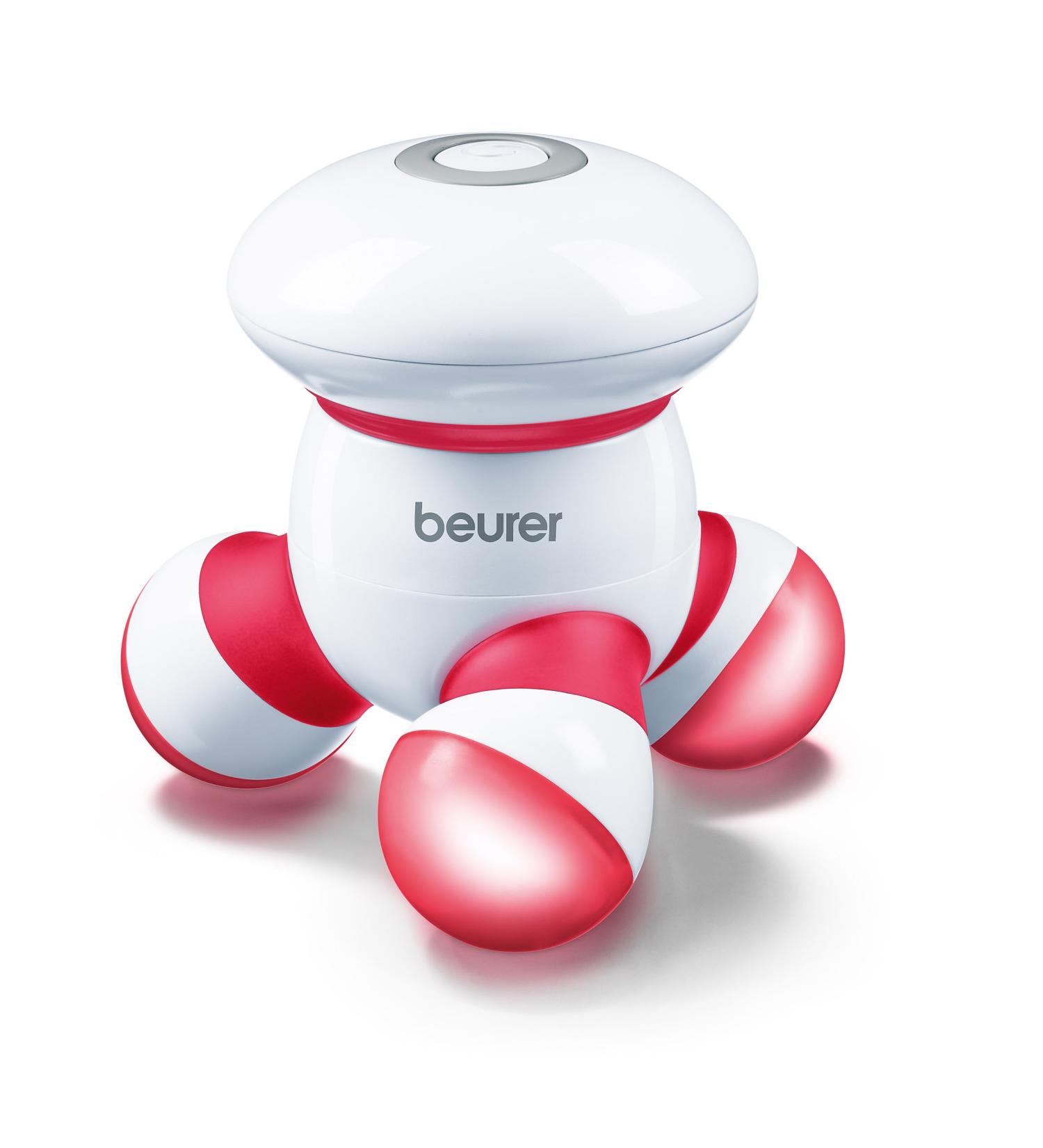 Beurer MG16 Mini Body Massager - Portable LED Light Gentle Vibration & Pressure Point Massage Tool - Buy Online on GoSupps.com