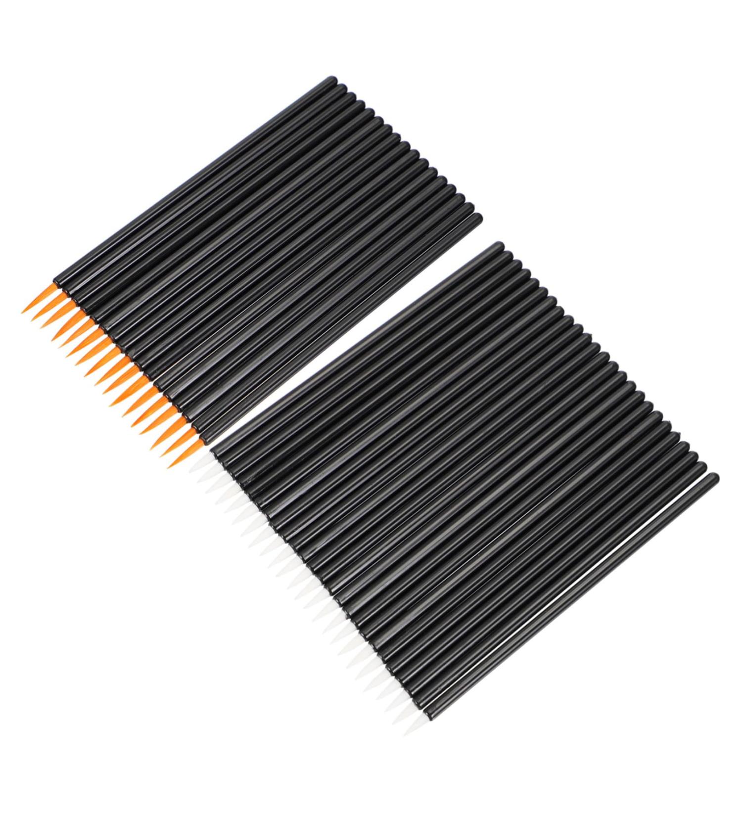 FOYTOKI 100pcs Disposable Eyelash Brush Makeup Eyeliner Brush Eye Makeup Brush Eye Tool Brush Cosmetic Eye Brush Eyeliner Fiber Brush Makeup Brush Applicator Fiber Eyeliner Brush - Buy Online on GoSupps.com